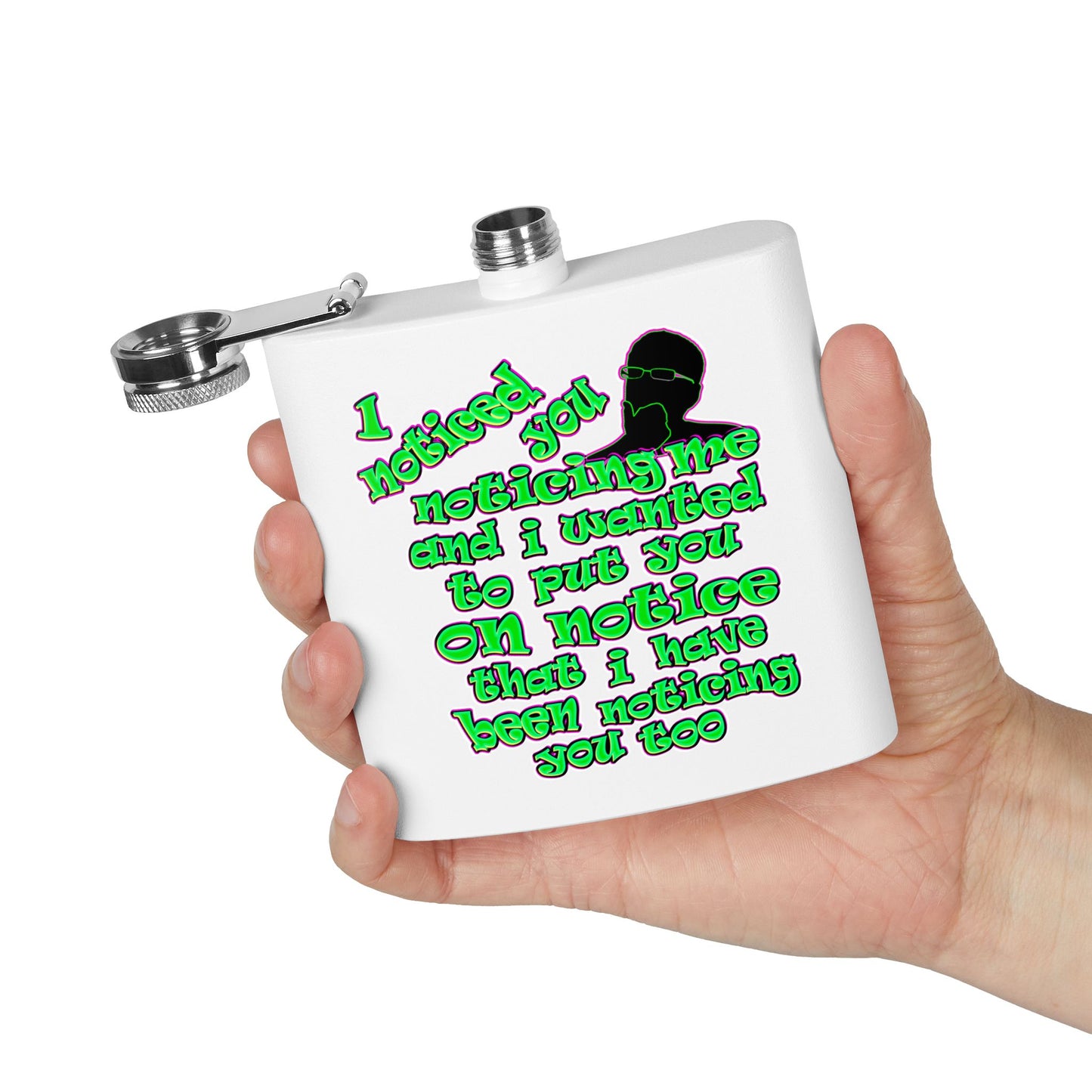 noticed you noticing - Stainless Steel Flask