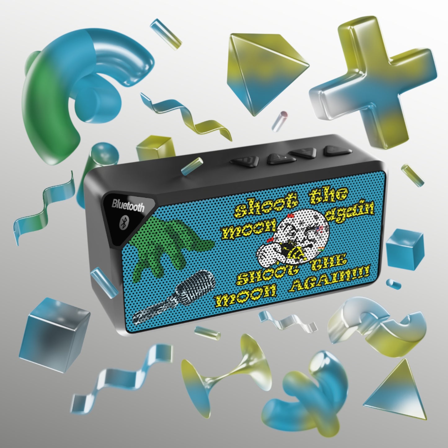 shoot the moon again - Jabba Bluetooth Speaker (turquoise)
