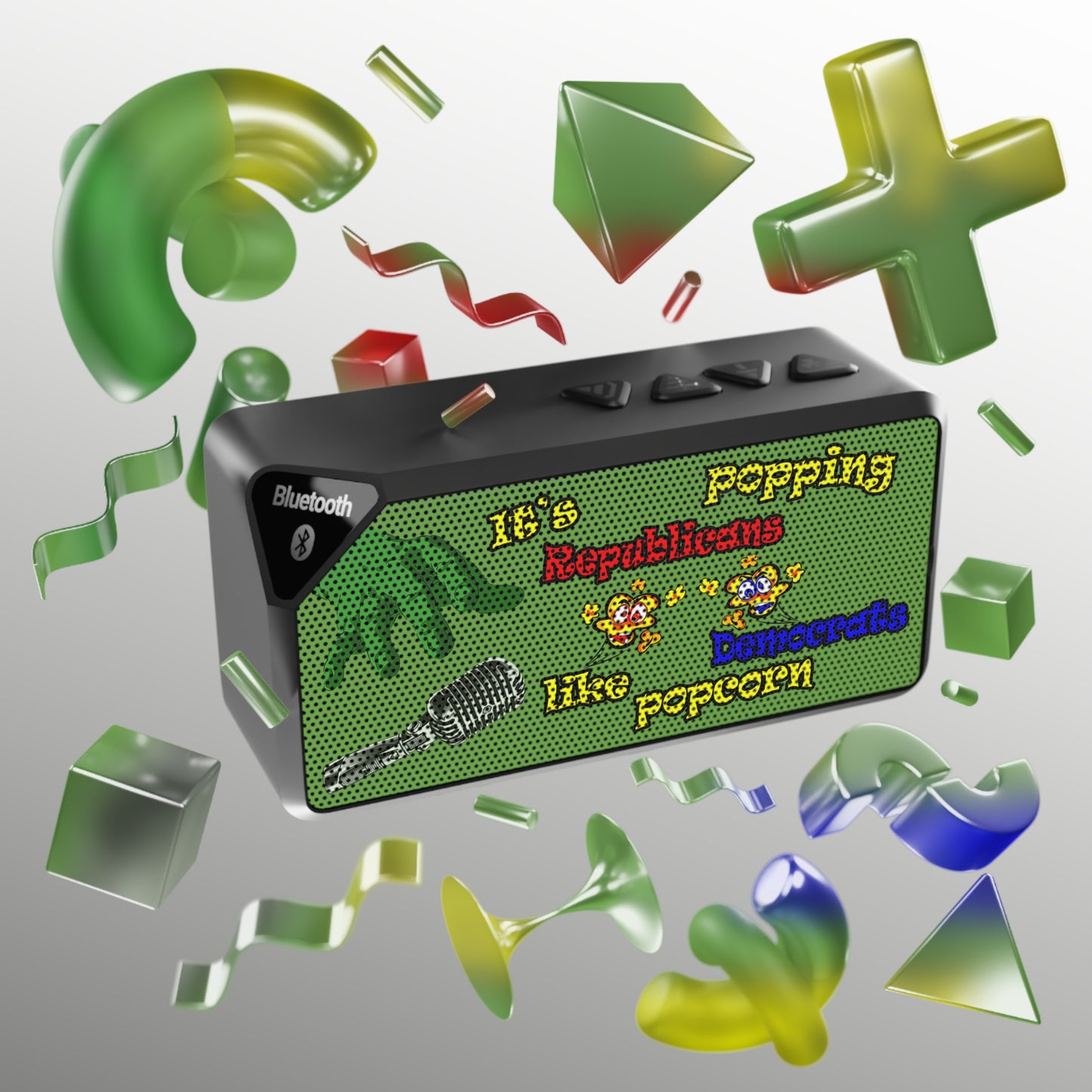 popping like popcorn - Jabba Bluetooth Speaker (green)