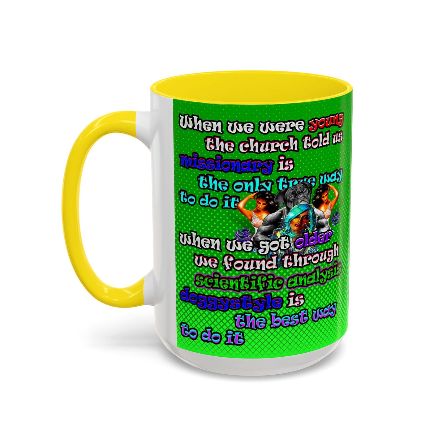 doggystyle - Accent Mug (logo green)