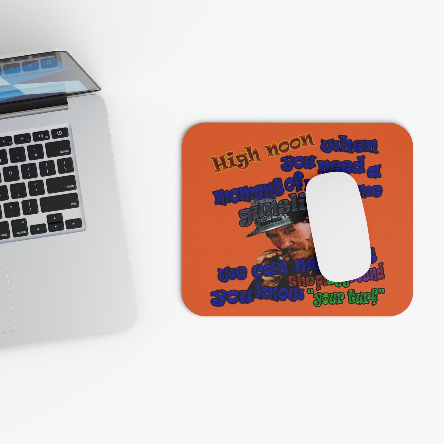high noon - Mouse Pad (Rectangle) (orange)