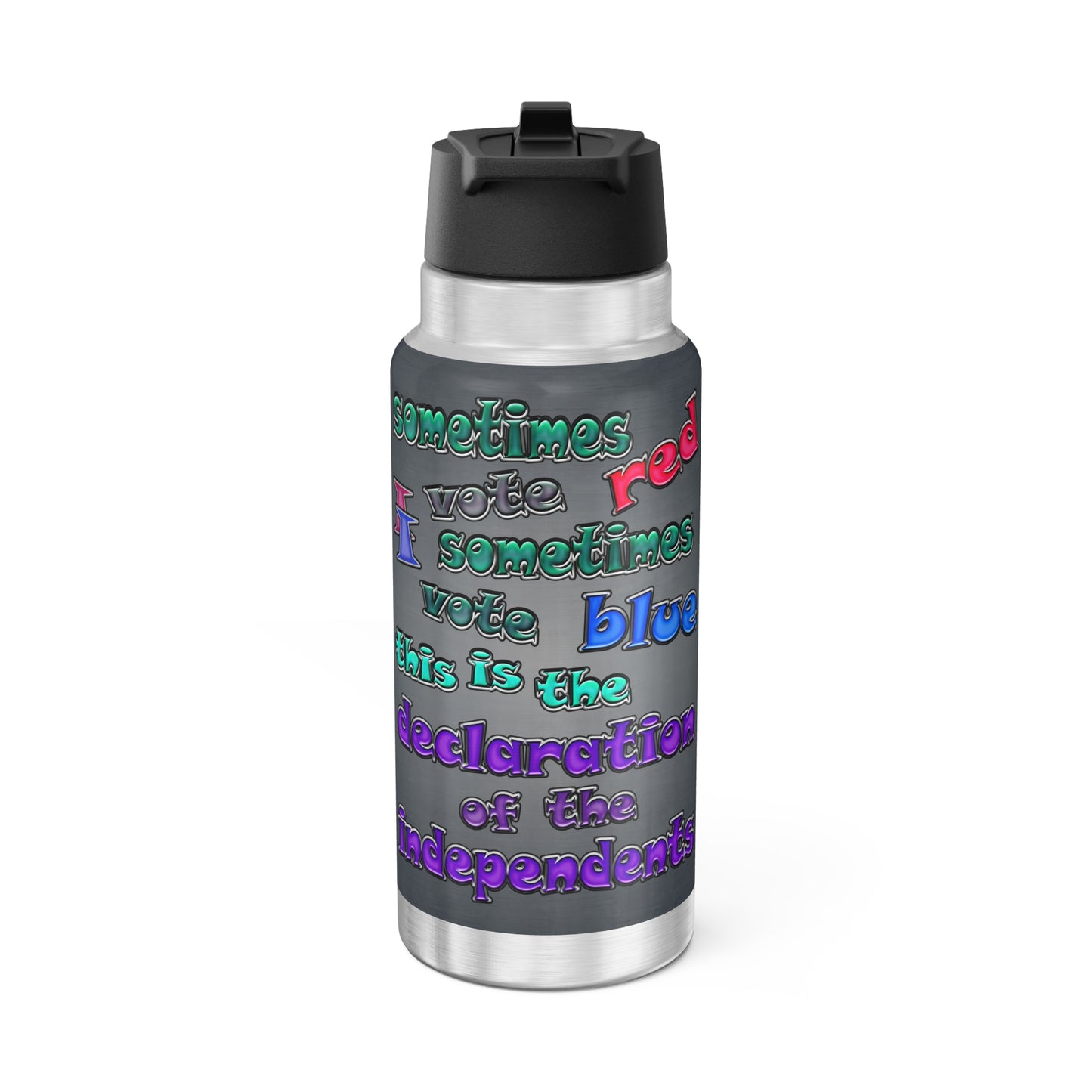 declaration of the independents - Gator Tumbler, 32oz (grey-light grey)