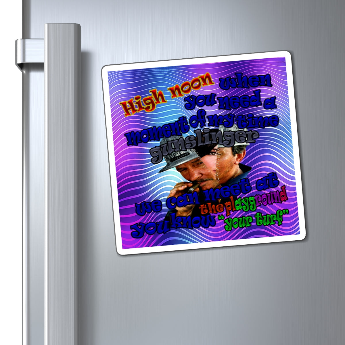 high noon - Magnets - (purple wave)