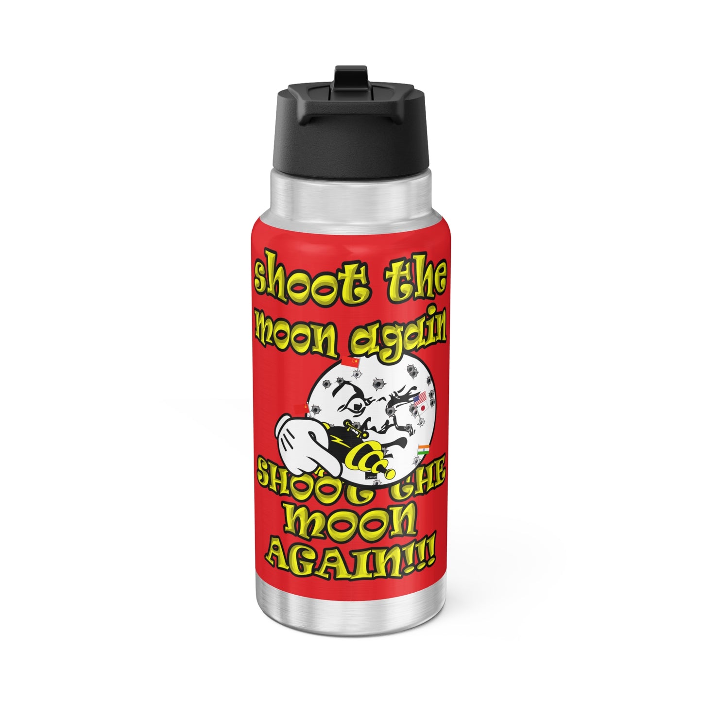 shoot the moon again - Gator Tumbler, 32oz (red)