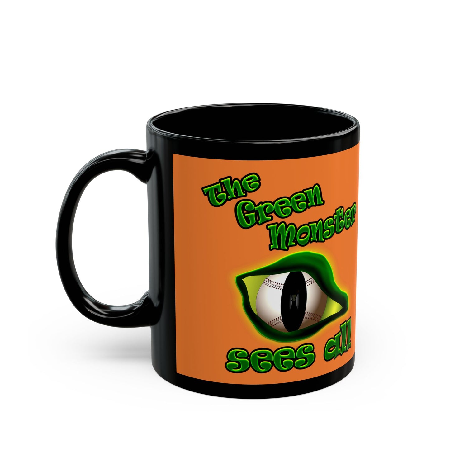 green monster - Black Mug (crusta)
