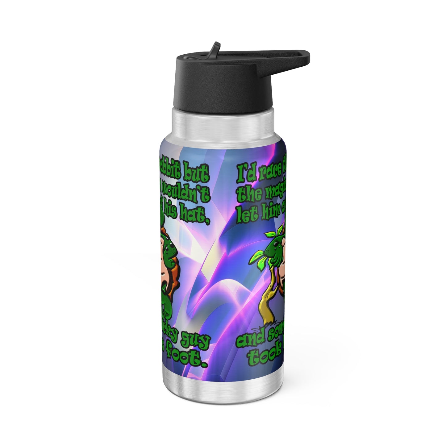 turtle race - Gator Tumbler, 32oz (grey-pink wave)