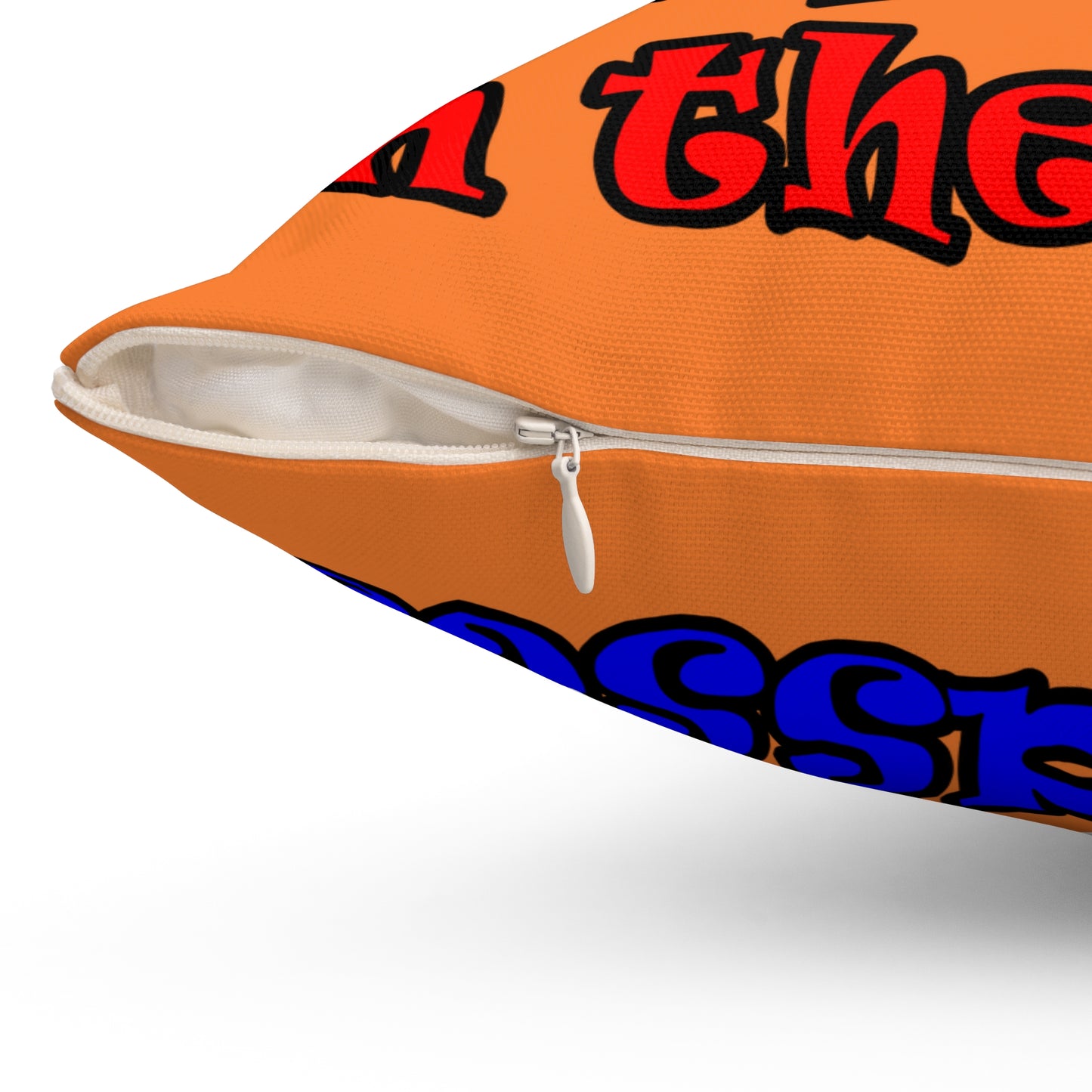 donkeys and elephants - Spun Polyester Square Pillow - (crusta)