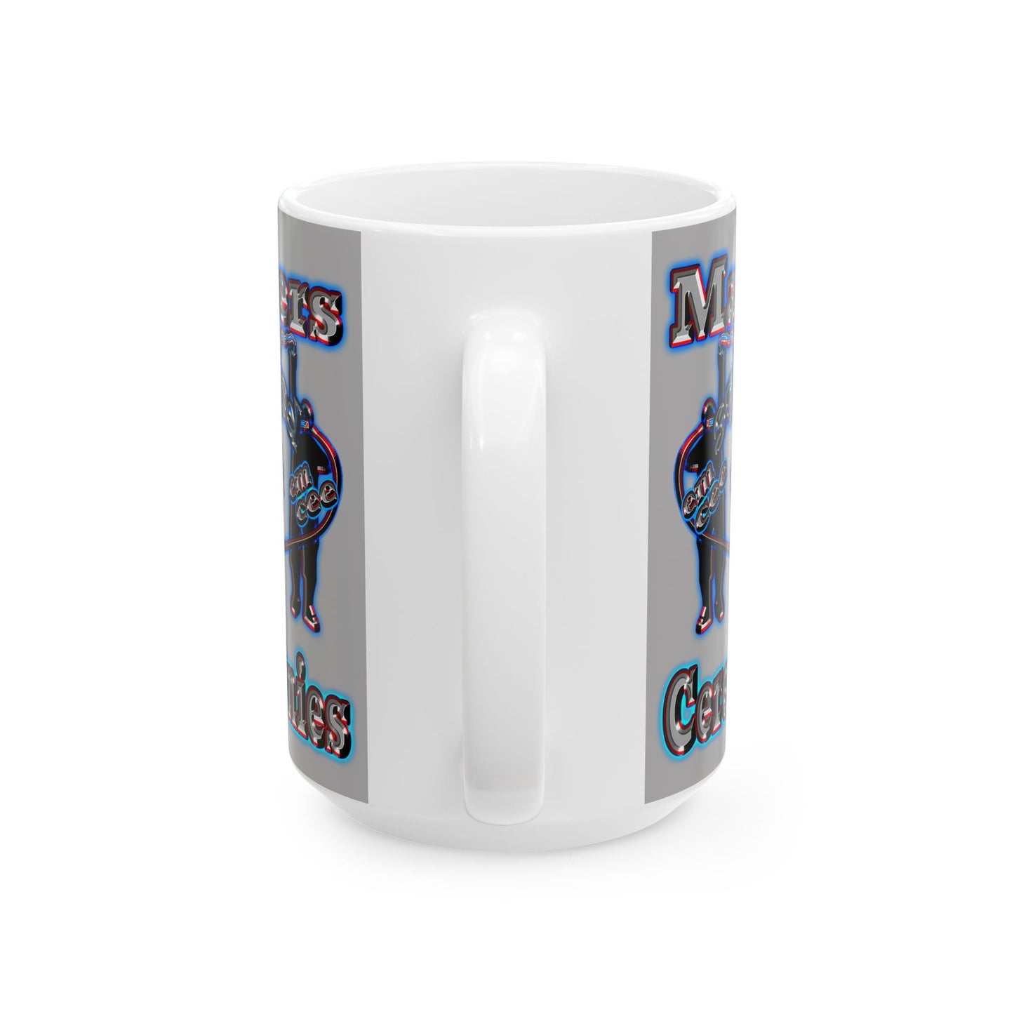 em cee squared - White Mug (light grey)