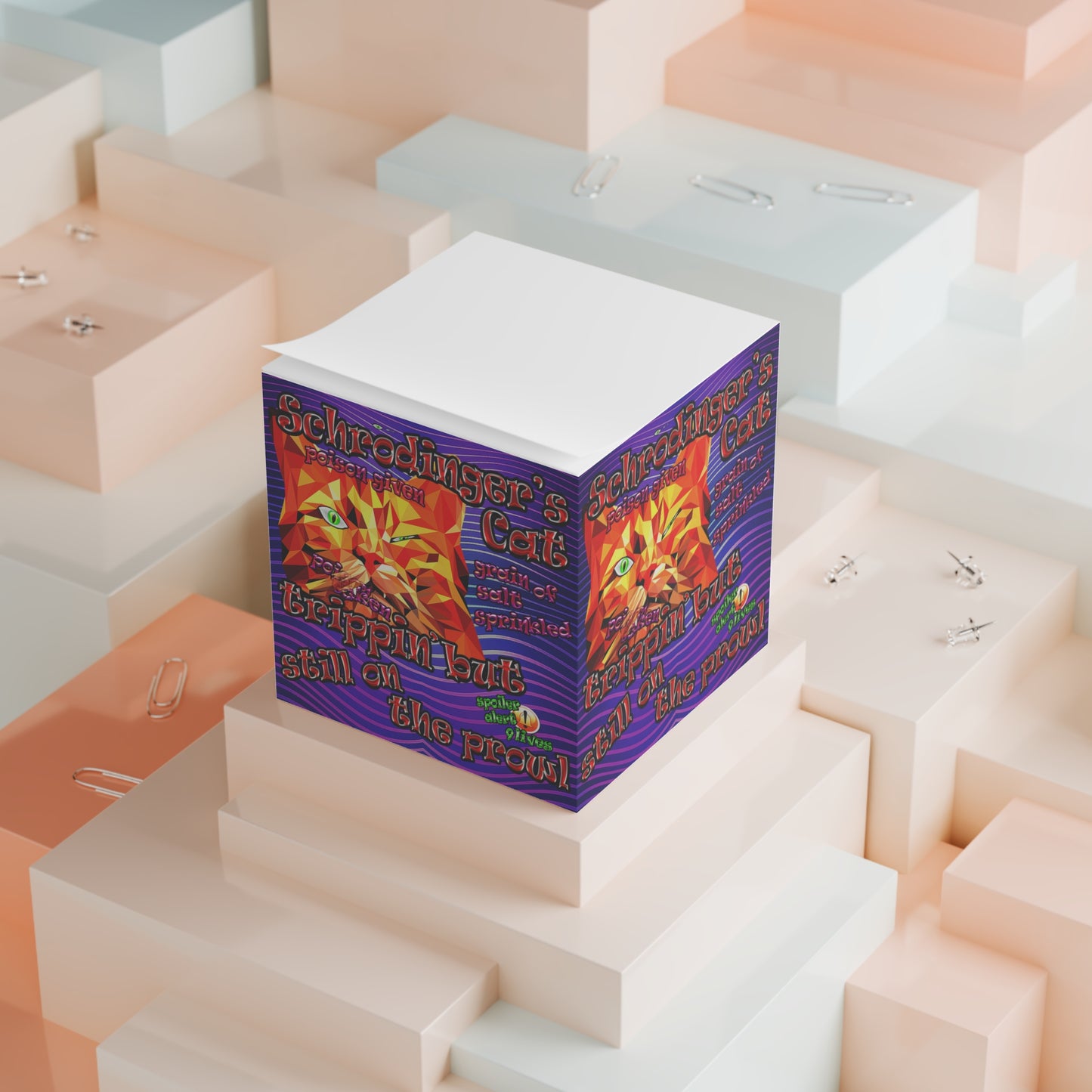 schrodinger's cat - note cube (purple wave)