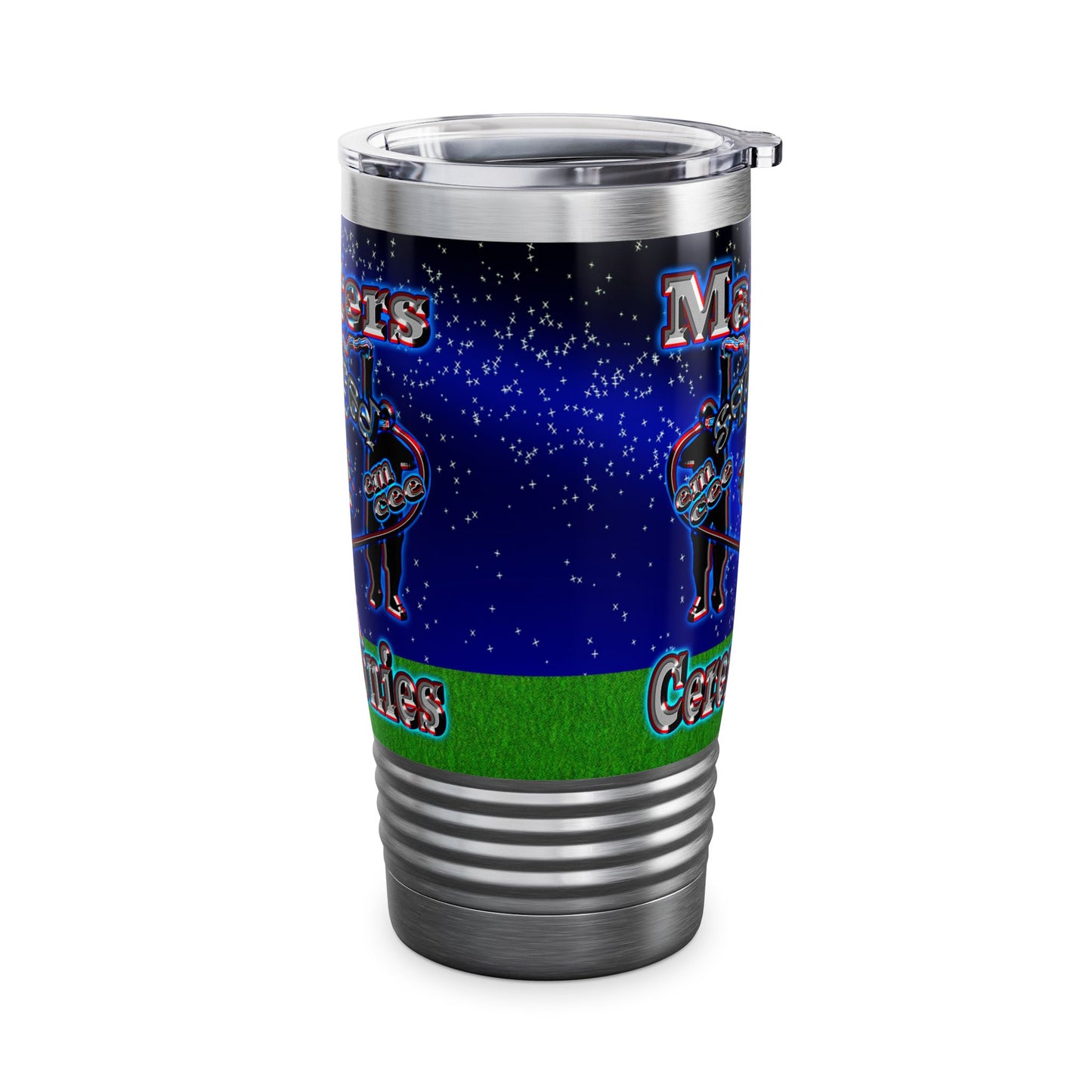 em cee squared - Ringneck Tumbler, 20oz ('snoops' background)