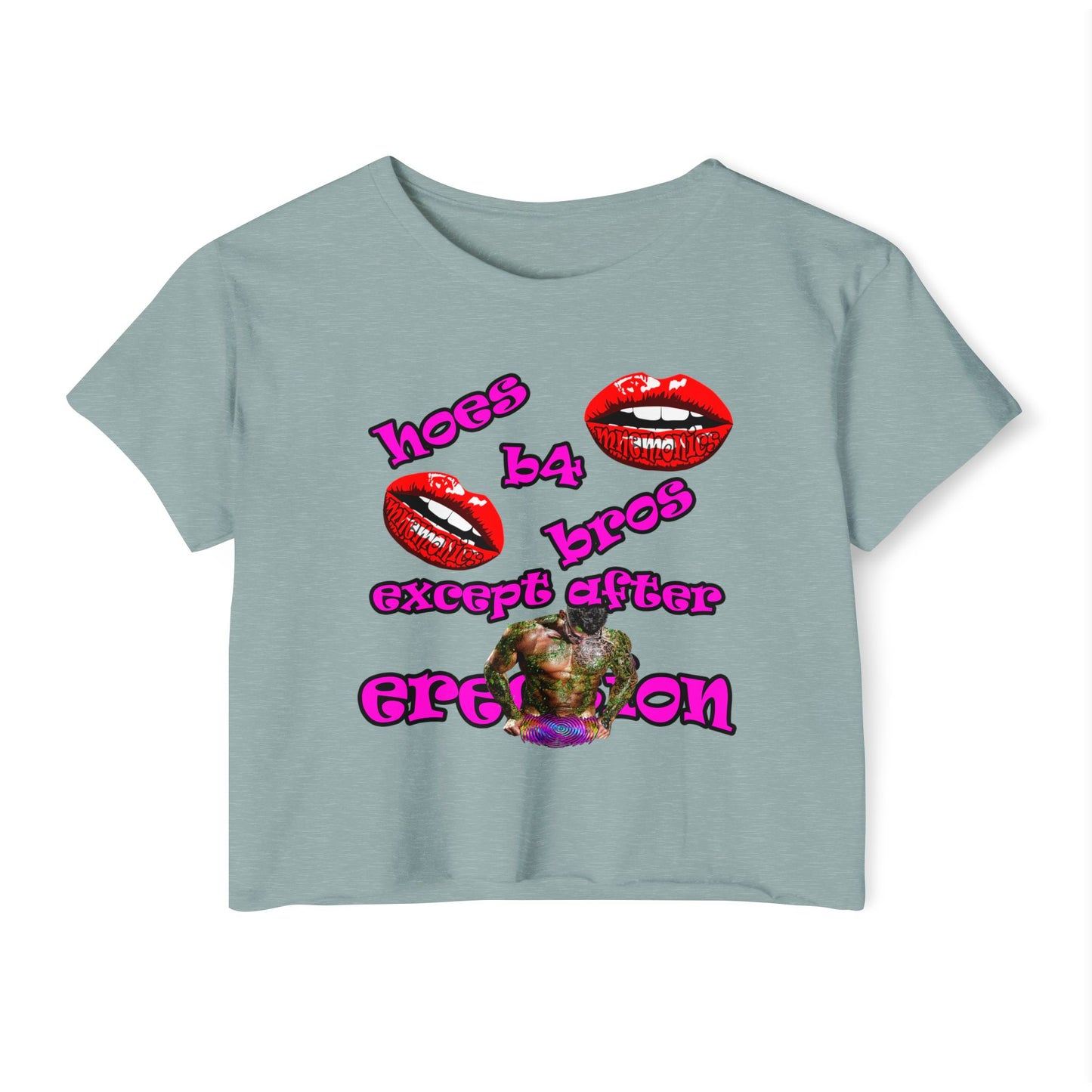 hoes b4 bros - Women's Festival Crop Top