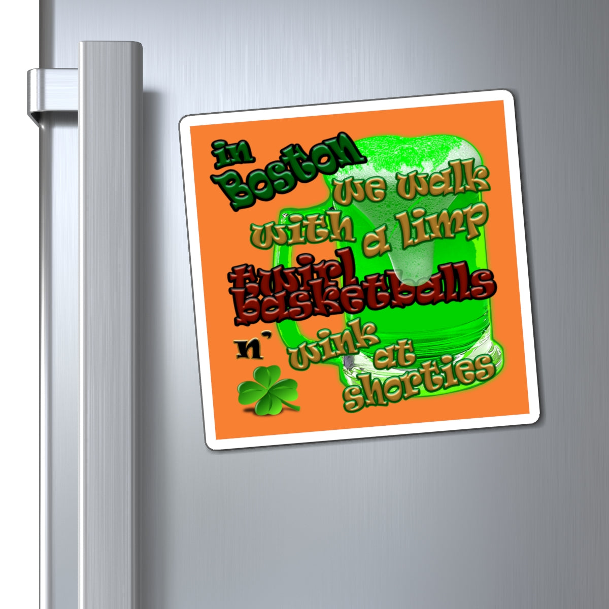 celtics logo - Magnets - (crusta)