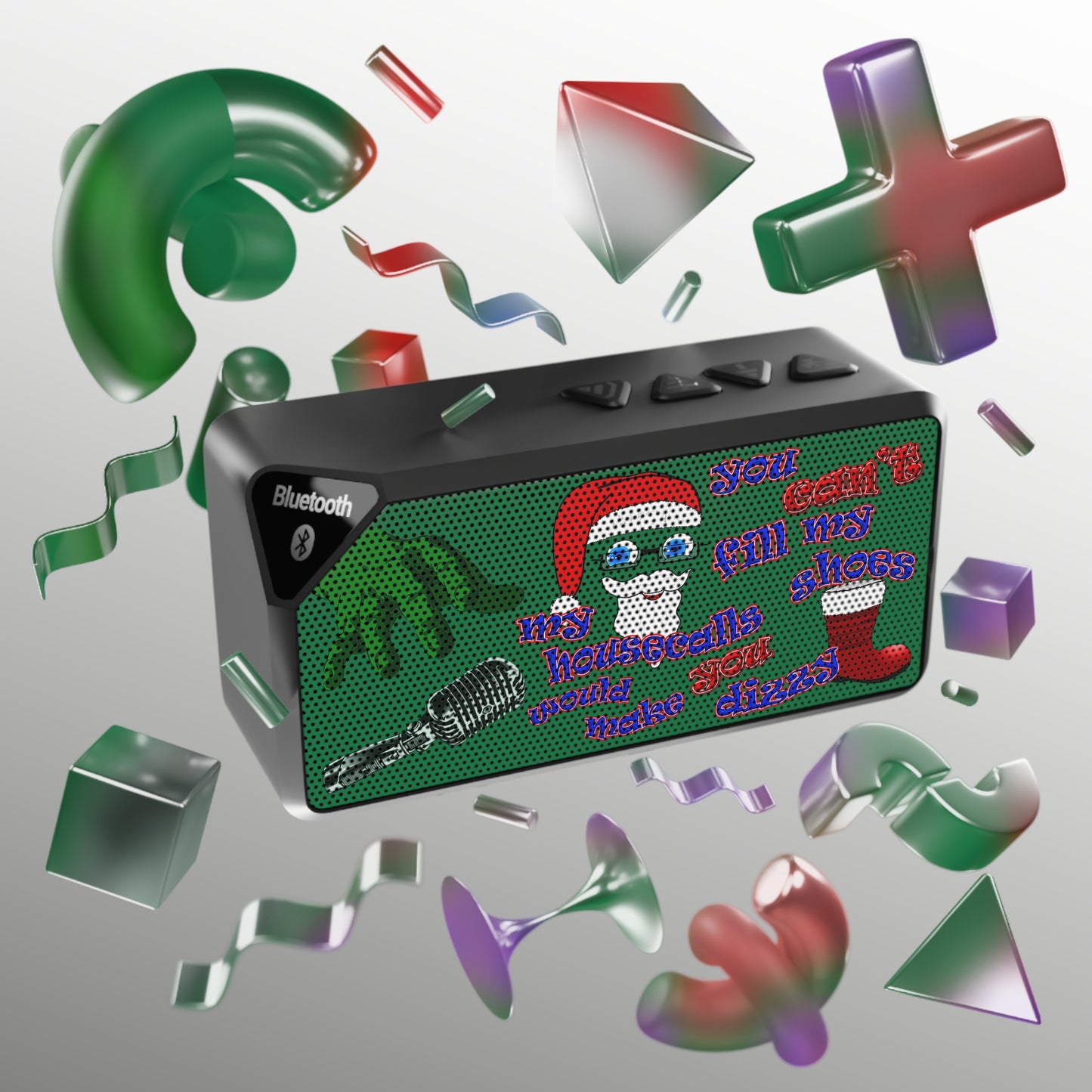 santa's shoes - Jabba Bluetooth Speaker (dark green)