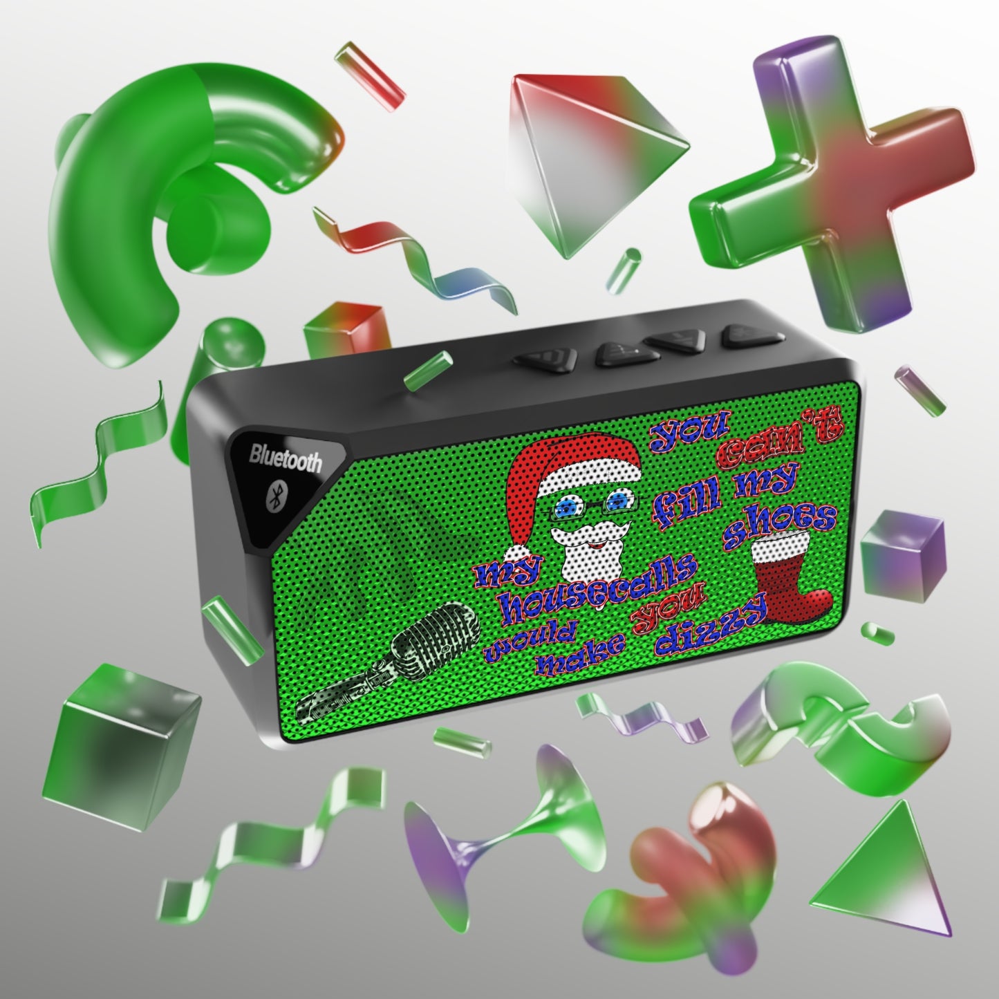 santa's shoes - Jabba Bluetooth Speaker (logo green)