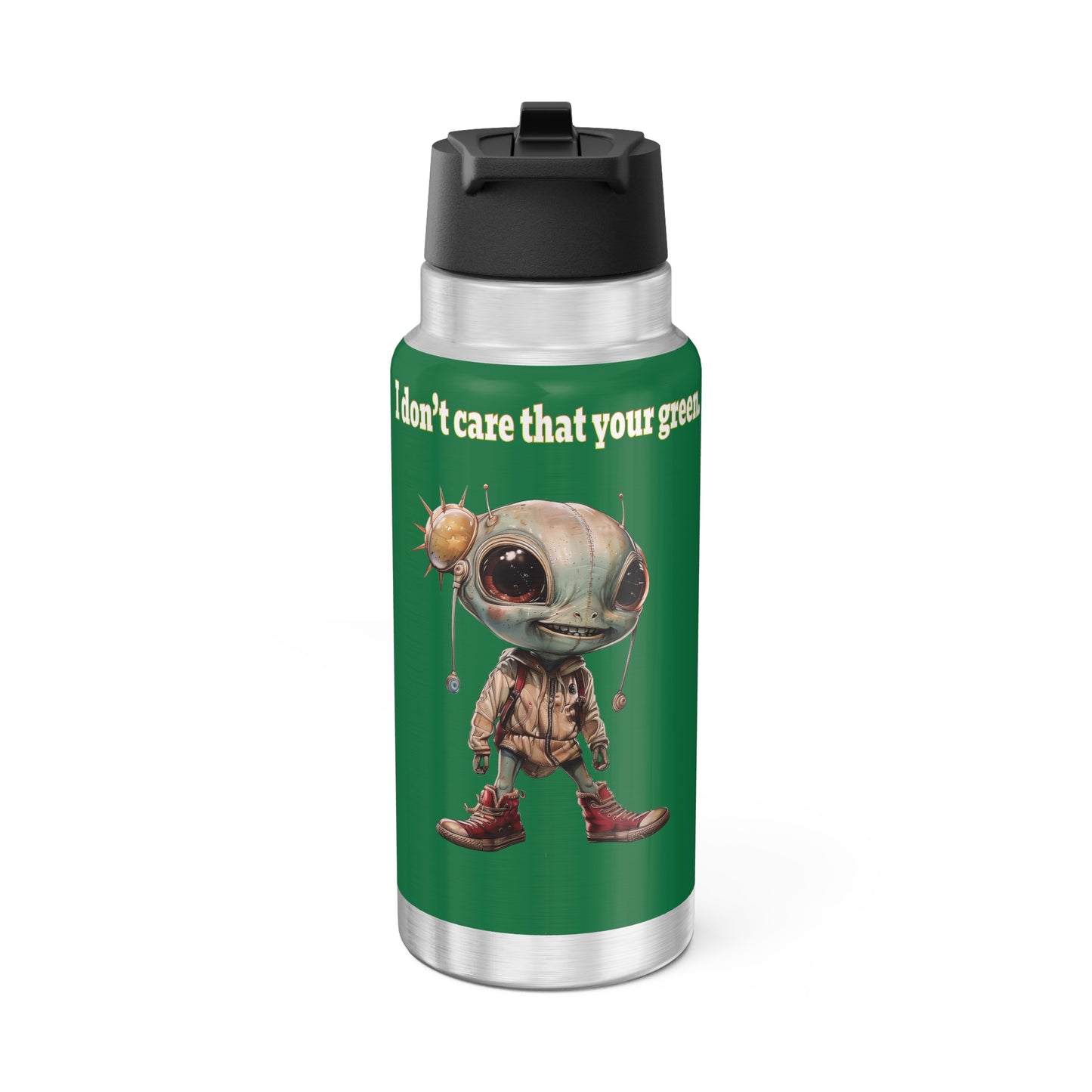 I don't care that your grey - Gator Tumbler, 32oz (dark green)