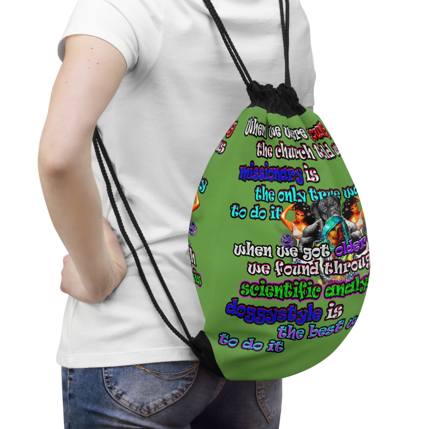doggystyle - Drawstring Bag (green)