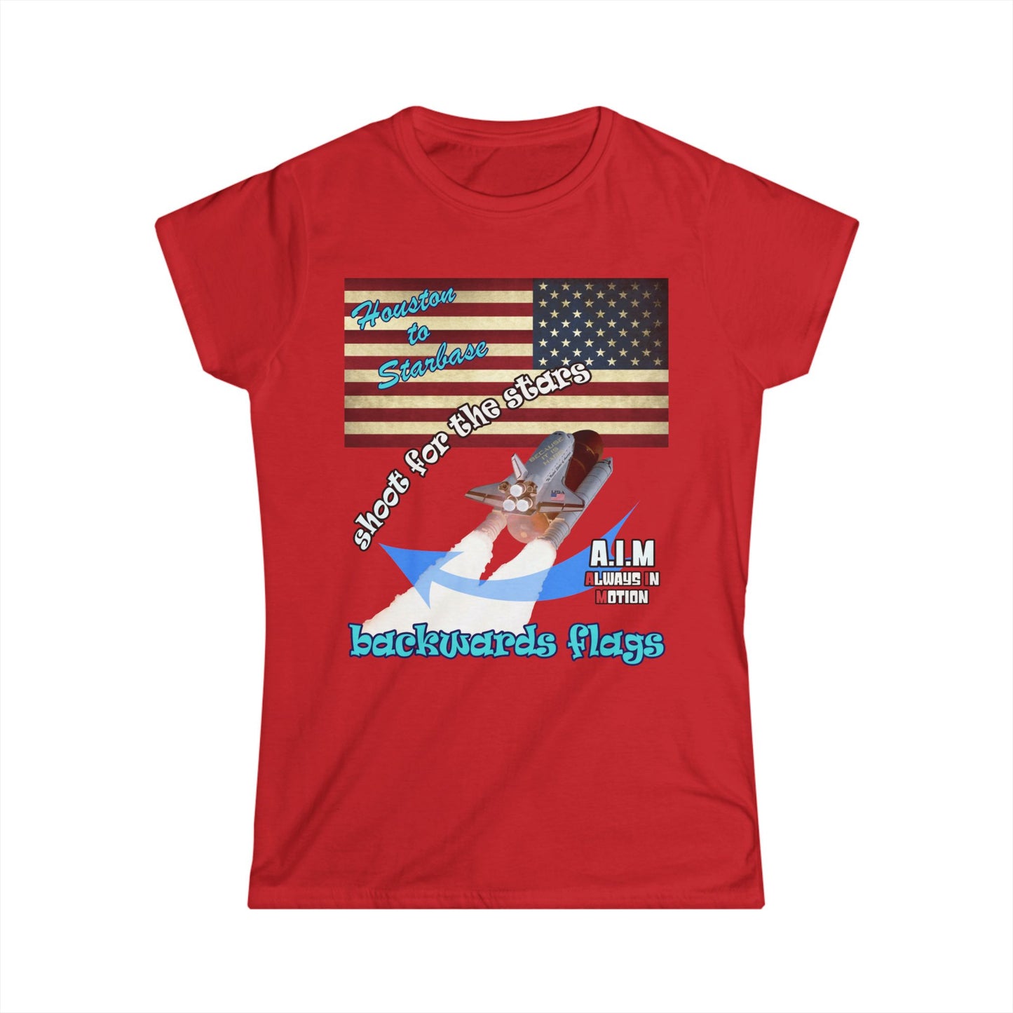 shoot for the stars - Women's Softstyle Tee