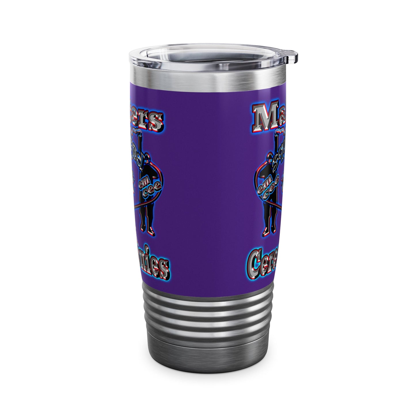 em cee squared - Ringneck Tumbler, 20oz (purple)