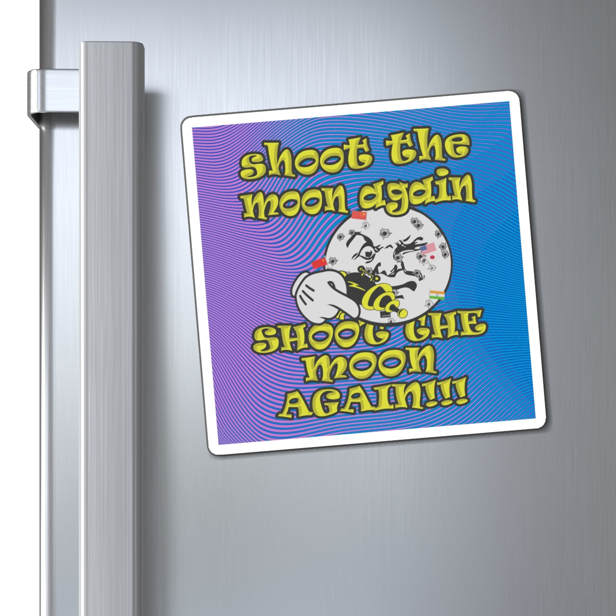 shoot the moon again - Magnets - (light blue-purple wave)