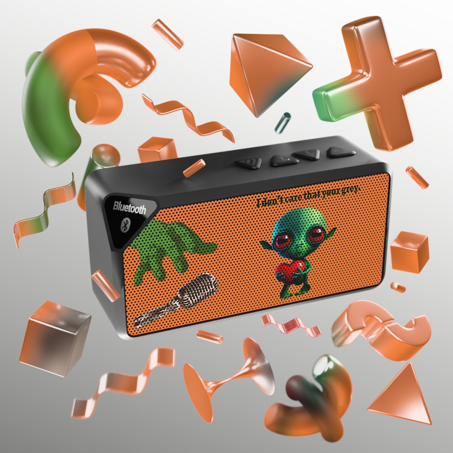 I don't care that your grey - Jabba Bluetooth Speaker (crusta)