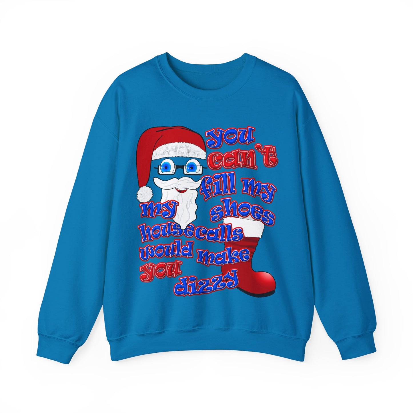 santa's shoes - Unisex Heavy Blend™ Crewneck Sweatshirt
