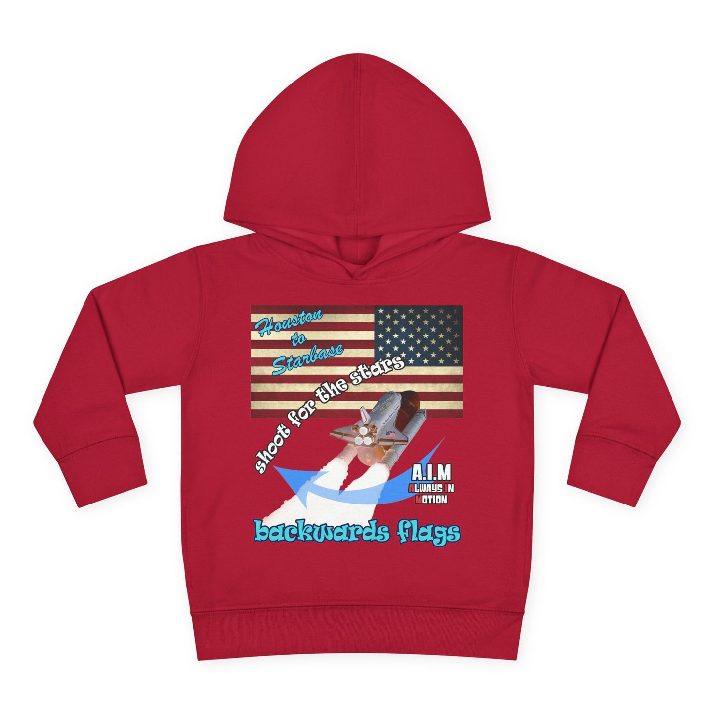 shoot for the stars - Toddler Pullover Fleece Hoodie