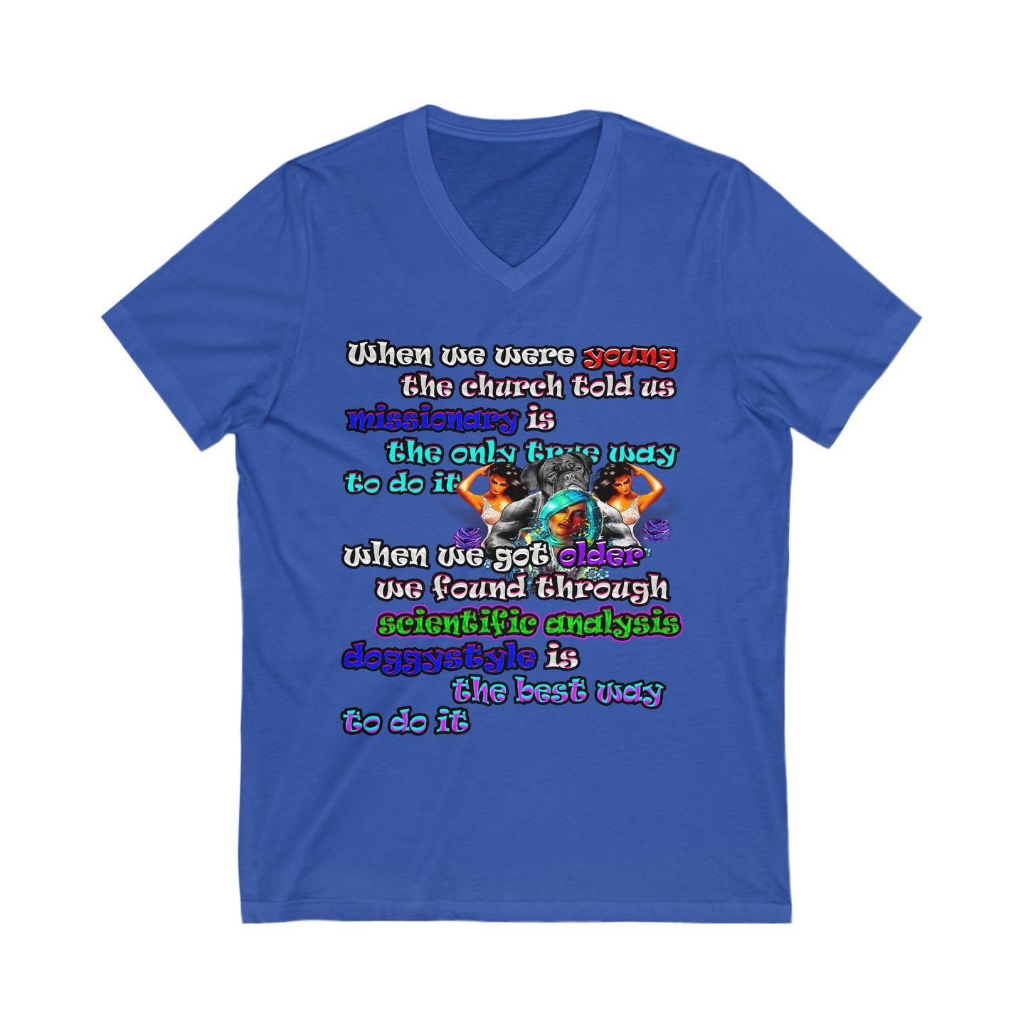 doggystyle - Unisex Jersey Short Sleeve V-Neck Tee