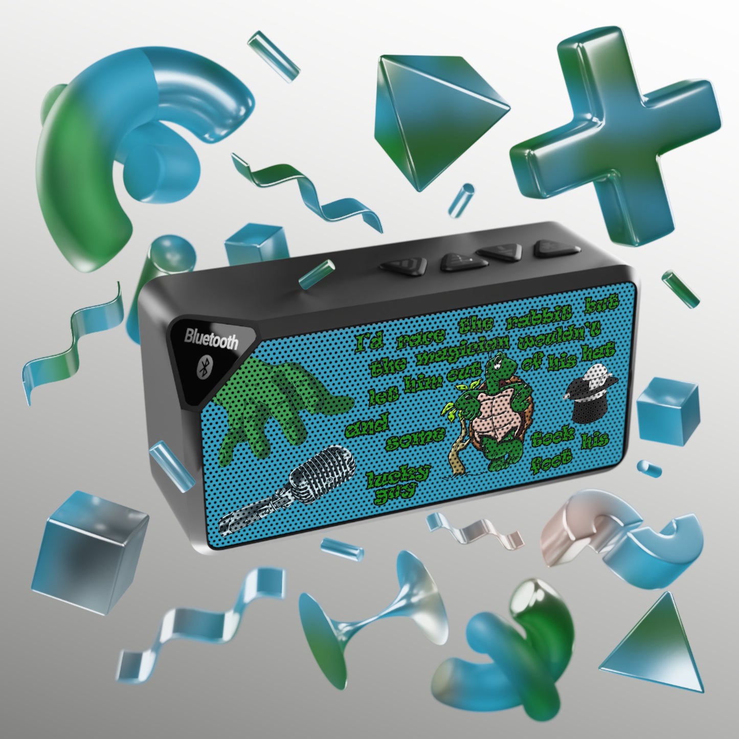 turtle race - Jabba Bluetooth Speaker (turquoise)