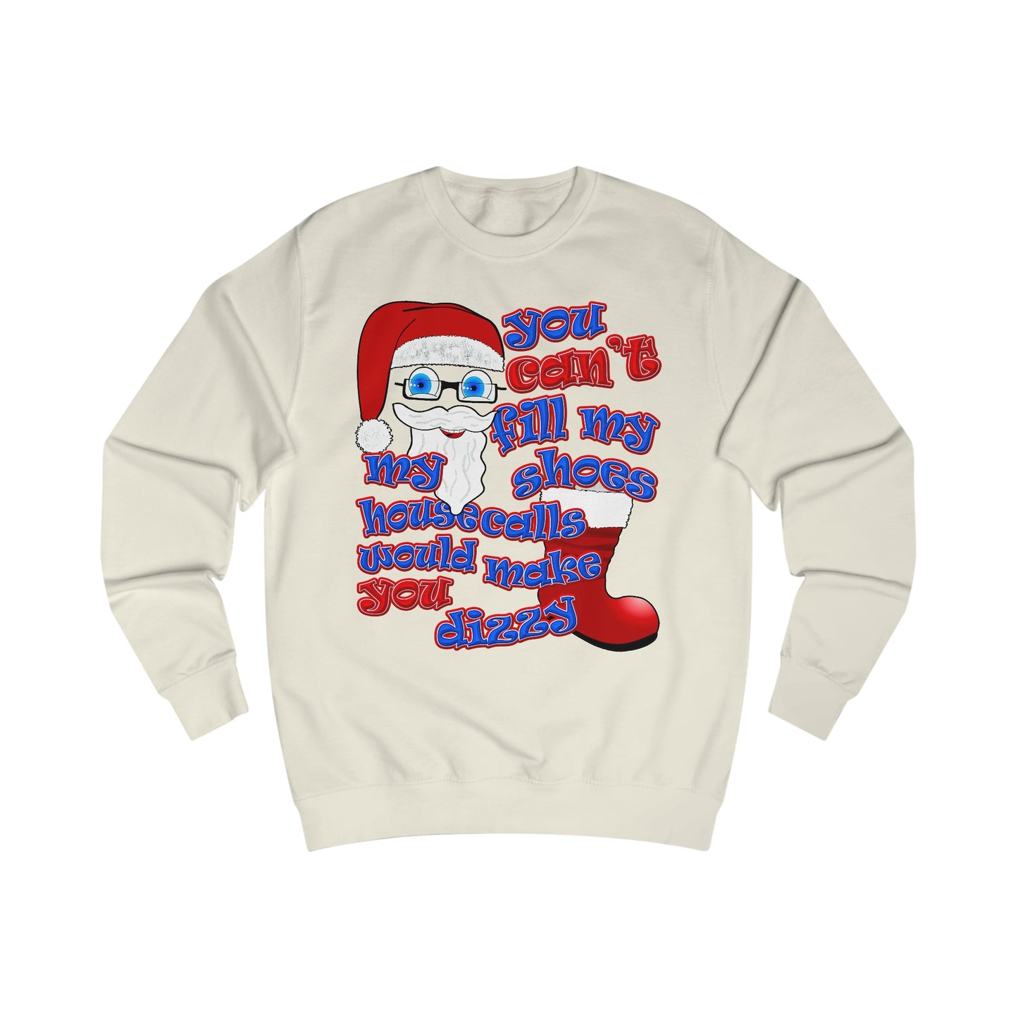 santa's shoes - Men's Sweatshirt