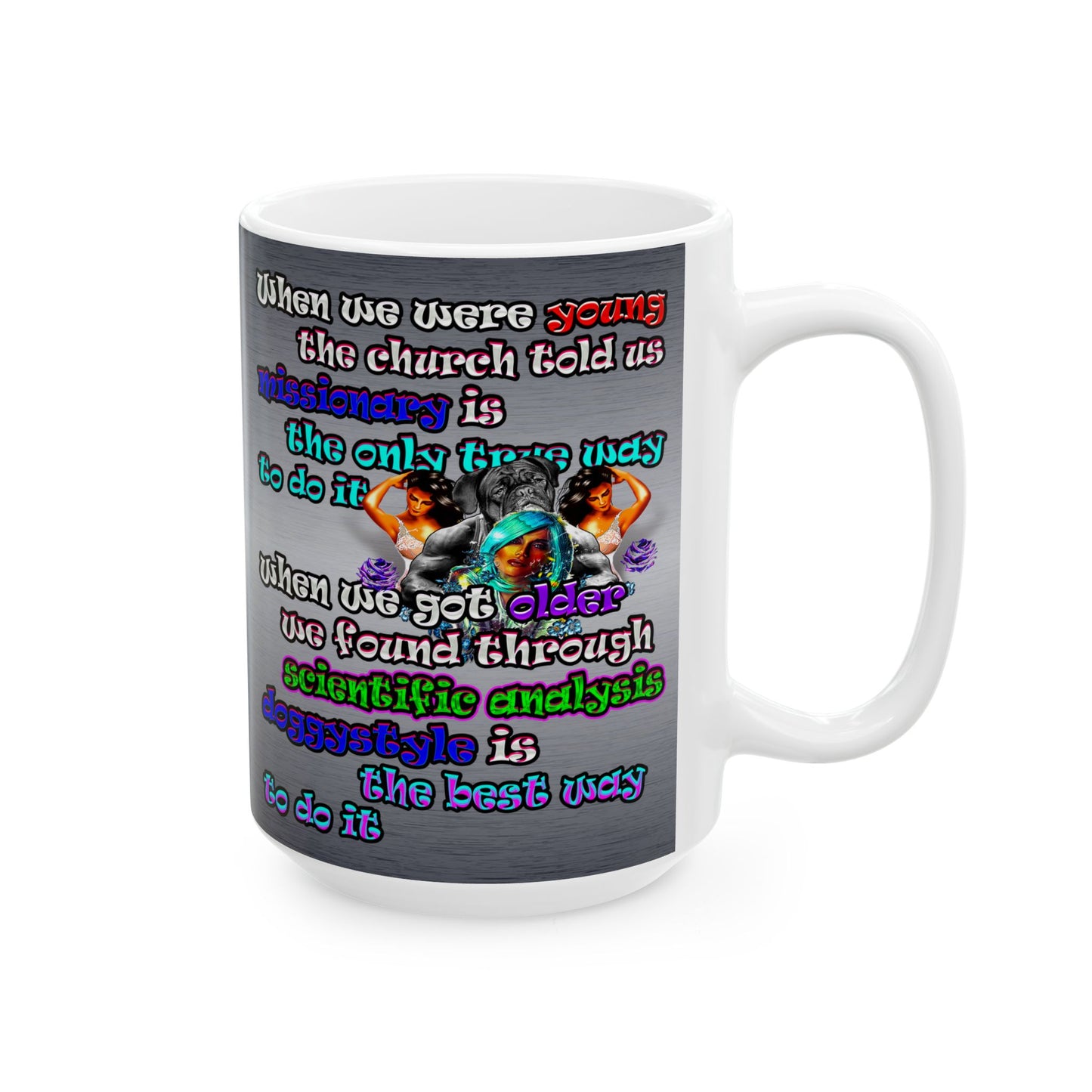 doggystyle - White Mug (brushed nickel)