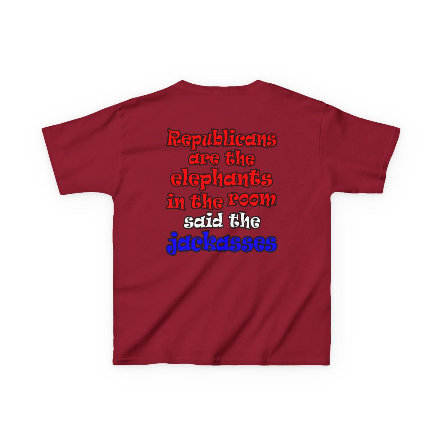 donkeys and elephants - Kids Heavy Cotton™ Tee