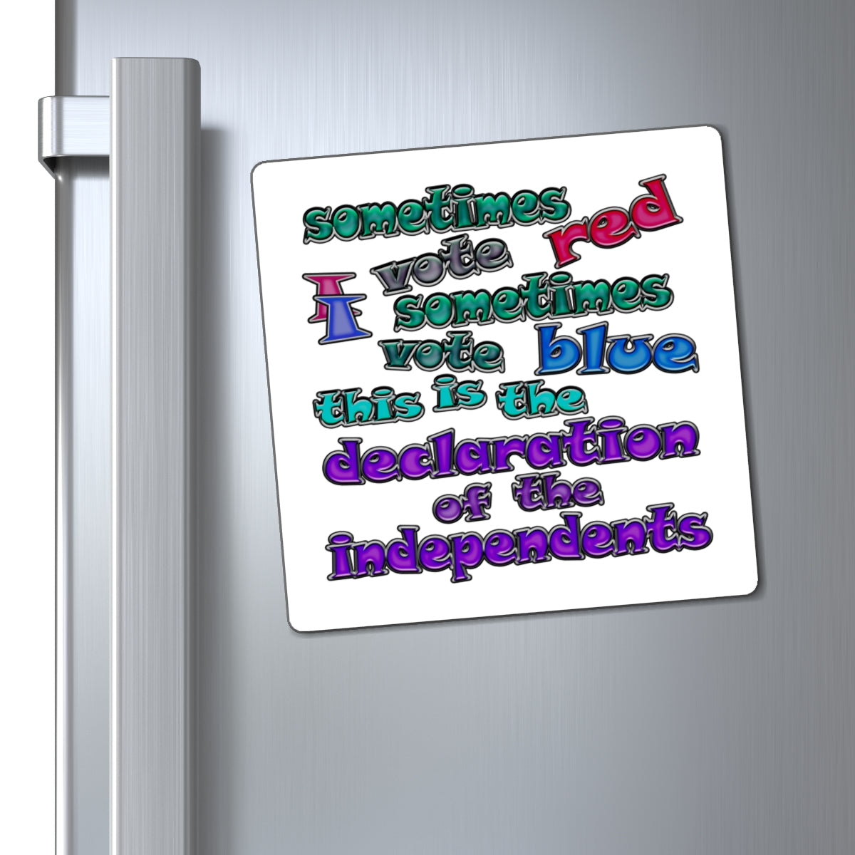 declaration of the independents - Magnets - (white)