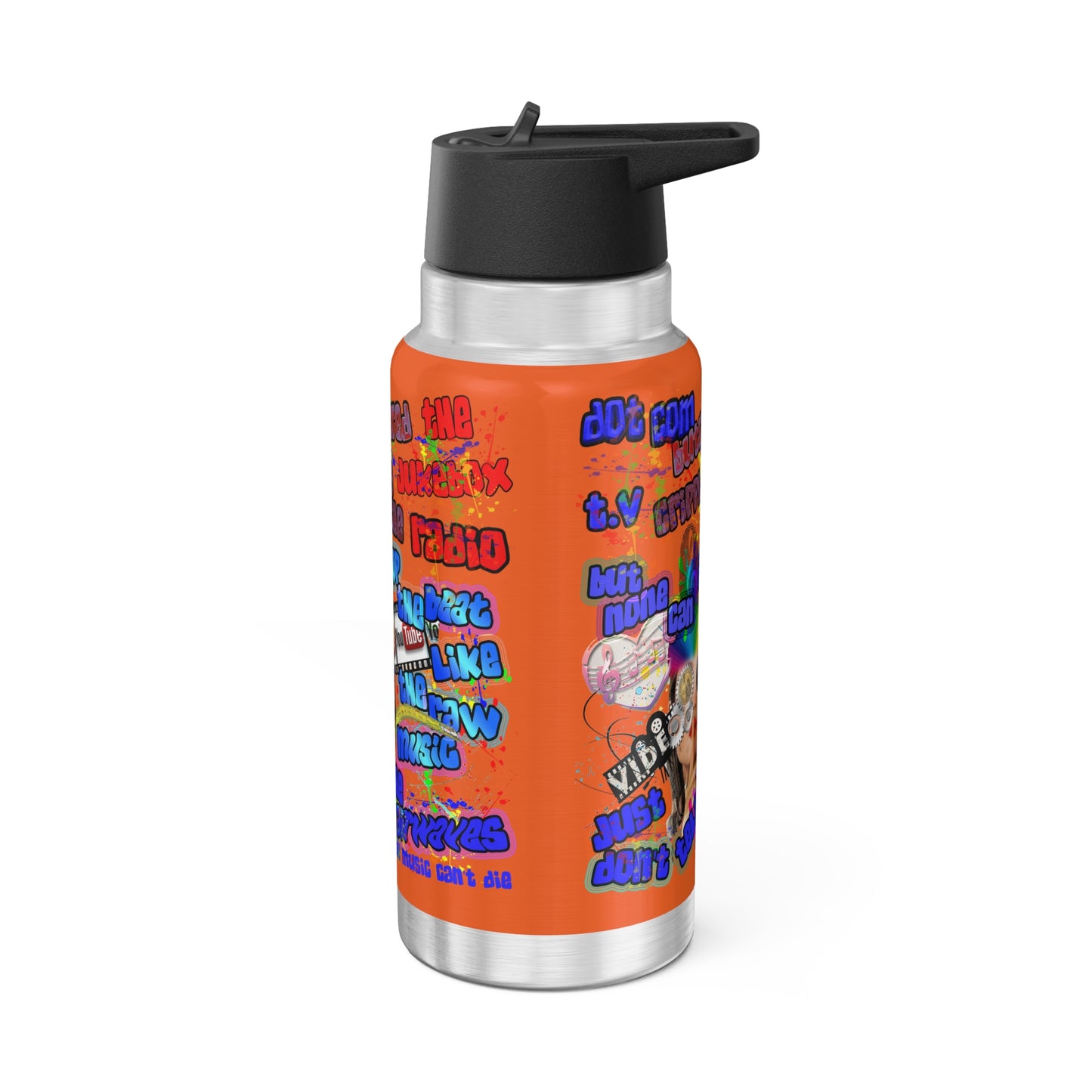 drop the beat - Gator Tumbler, 32oz (orange)