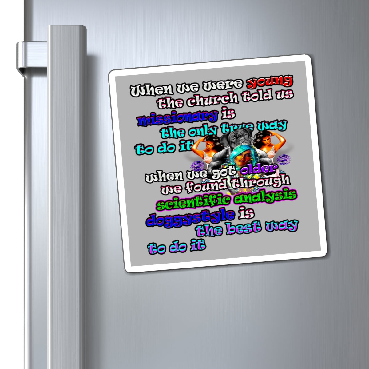 doggystyle - Magnets - (light grey)