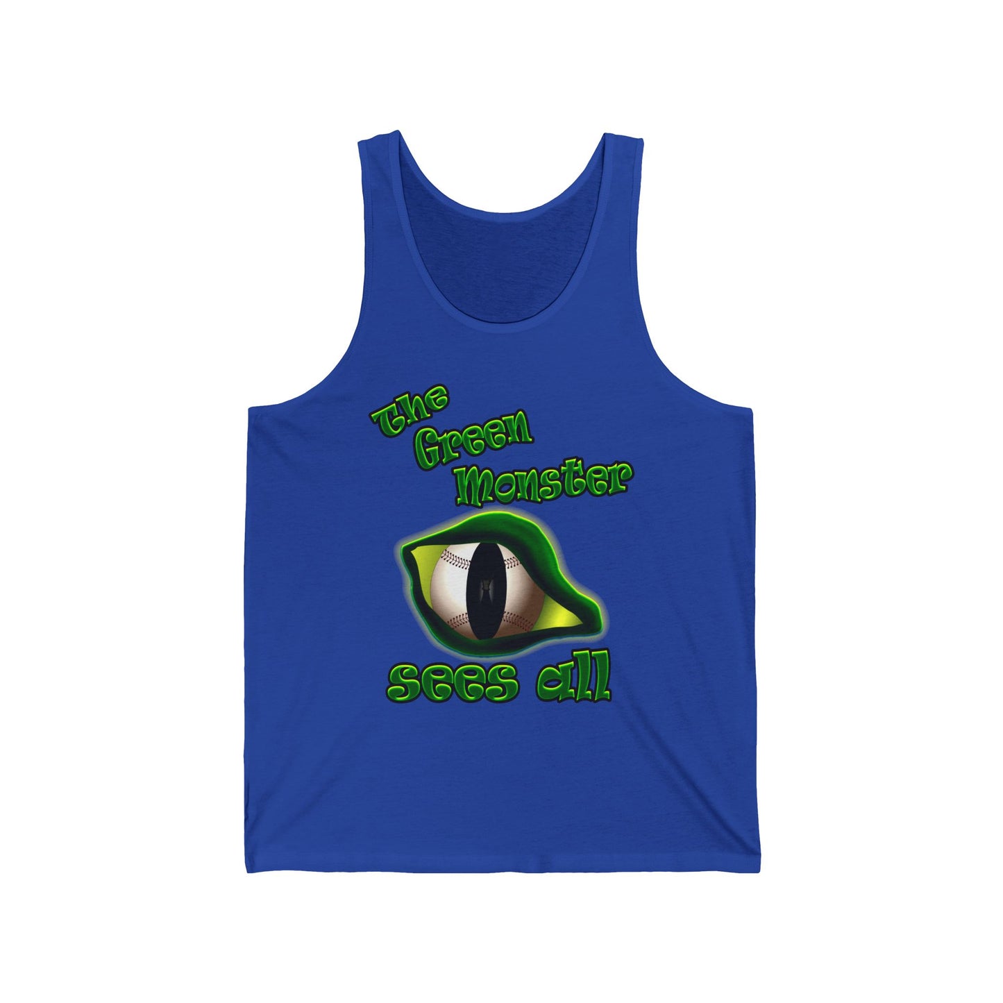 green monster - Unisex Jersey Tank