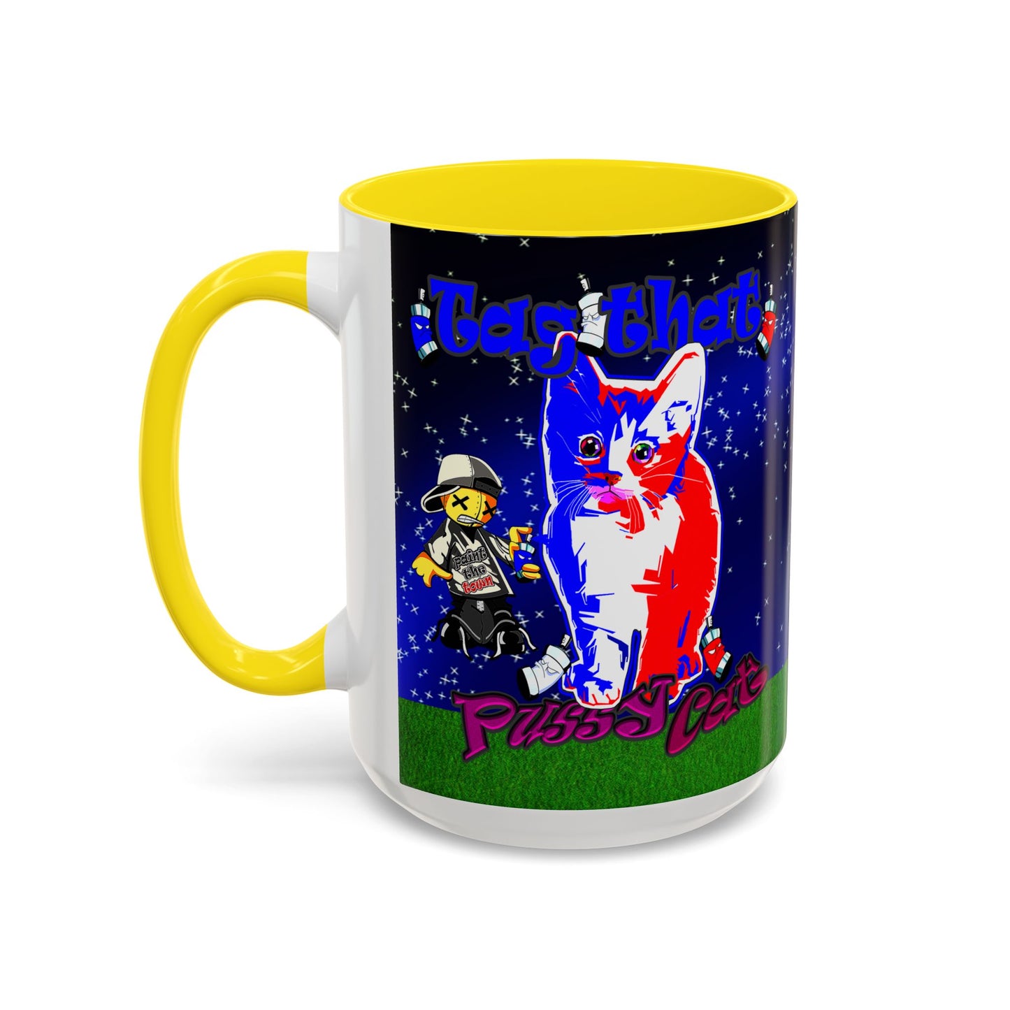 tag that - Accent Mug ('snoops' background)