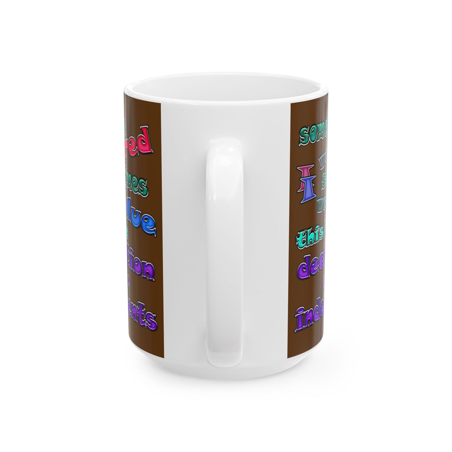 declaration of the independents - White Mug (brown)