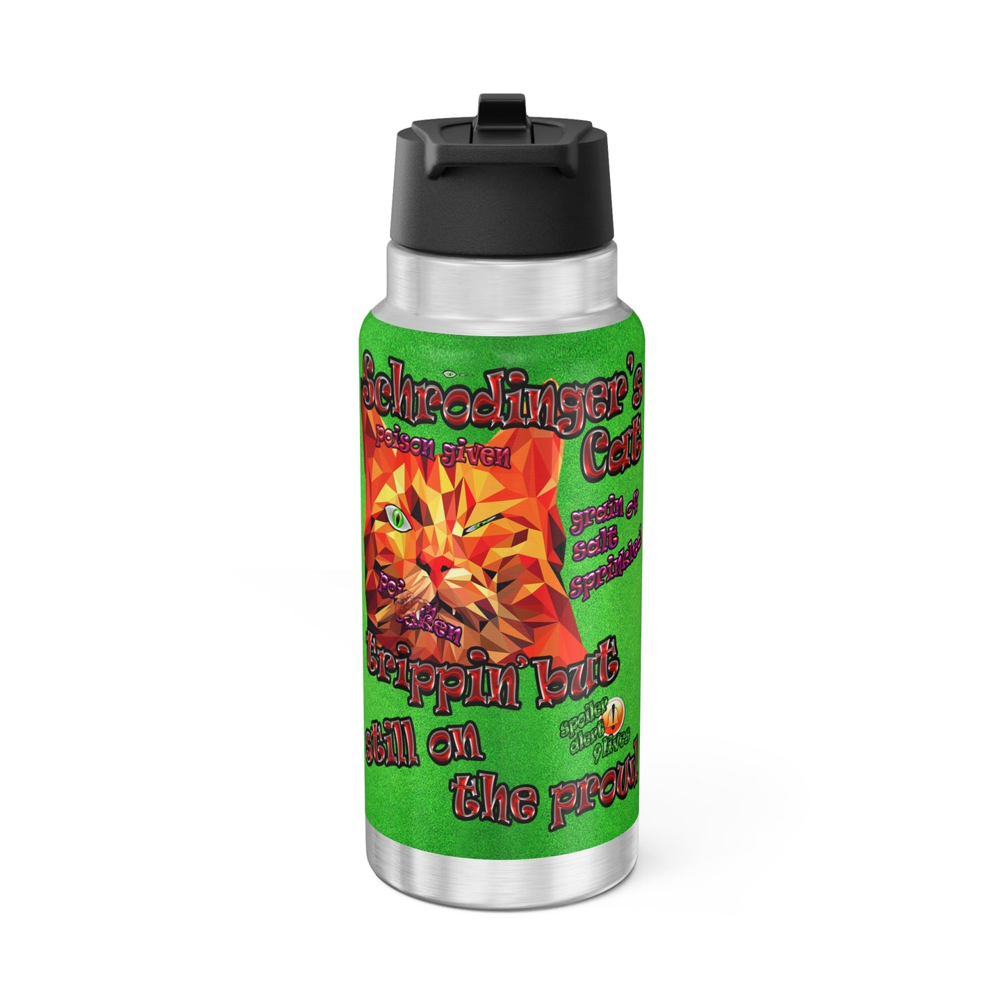 schrodinger's cat - Gator Tumbler, 32oz (green turf)