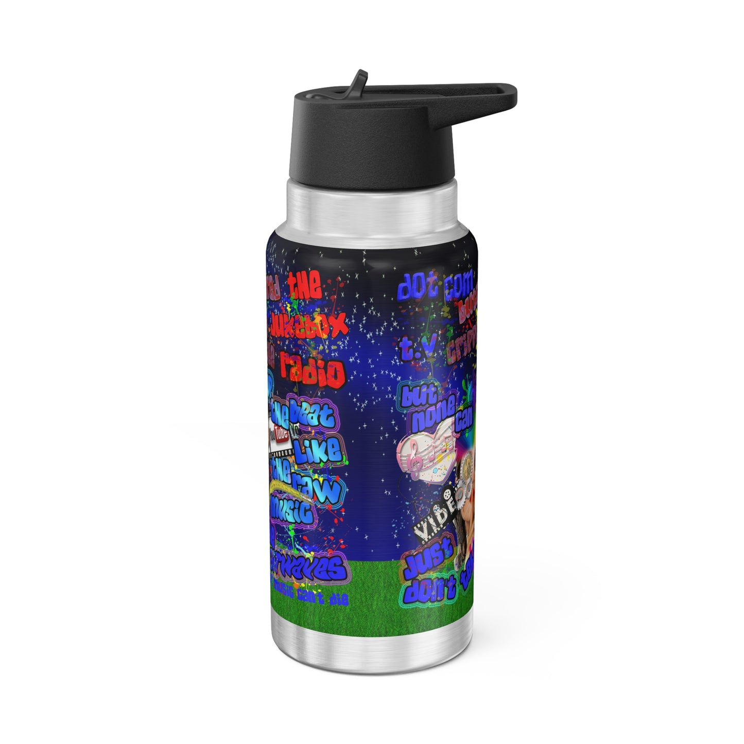 drop the beat - Gator Tumbler, 32oz ('snoops' background)