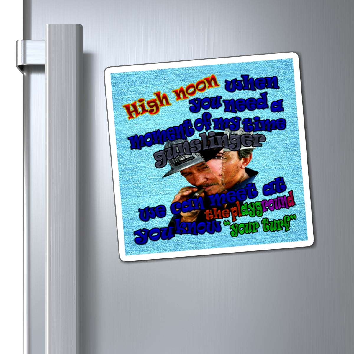 high noon - Magnets - (faded blue)