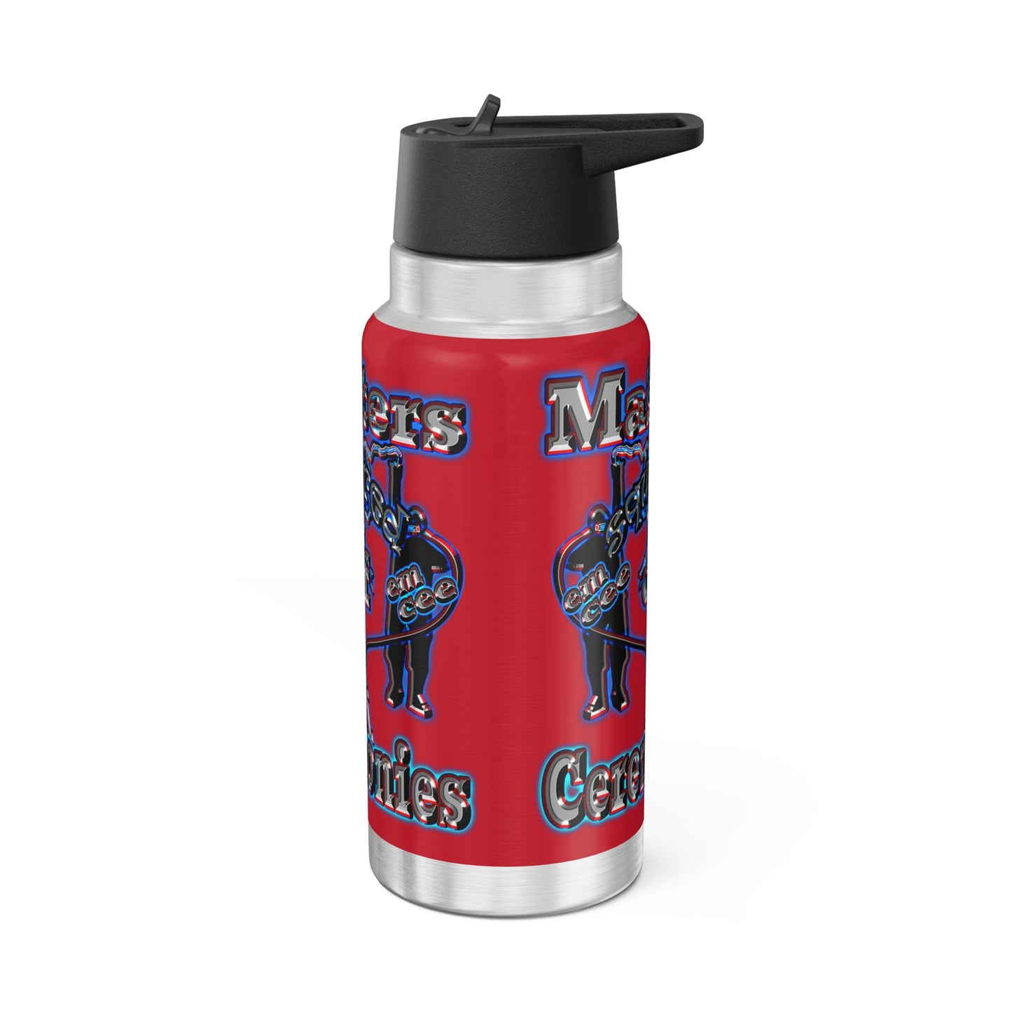 em cee squared - Gator Tumbler, 32oz (dark red)