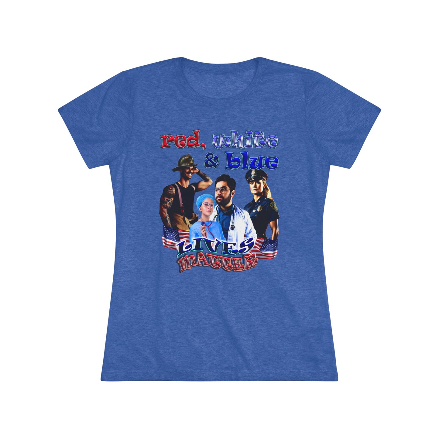 rw&b lives matter - Women's Triblend Tee