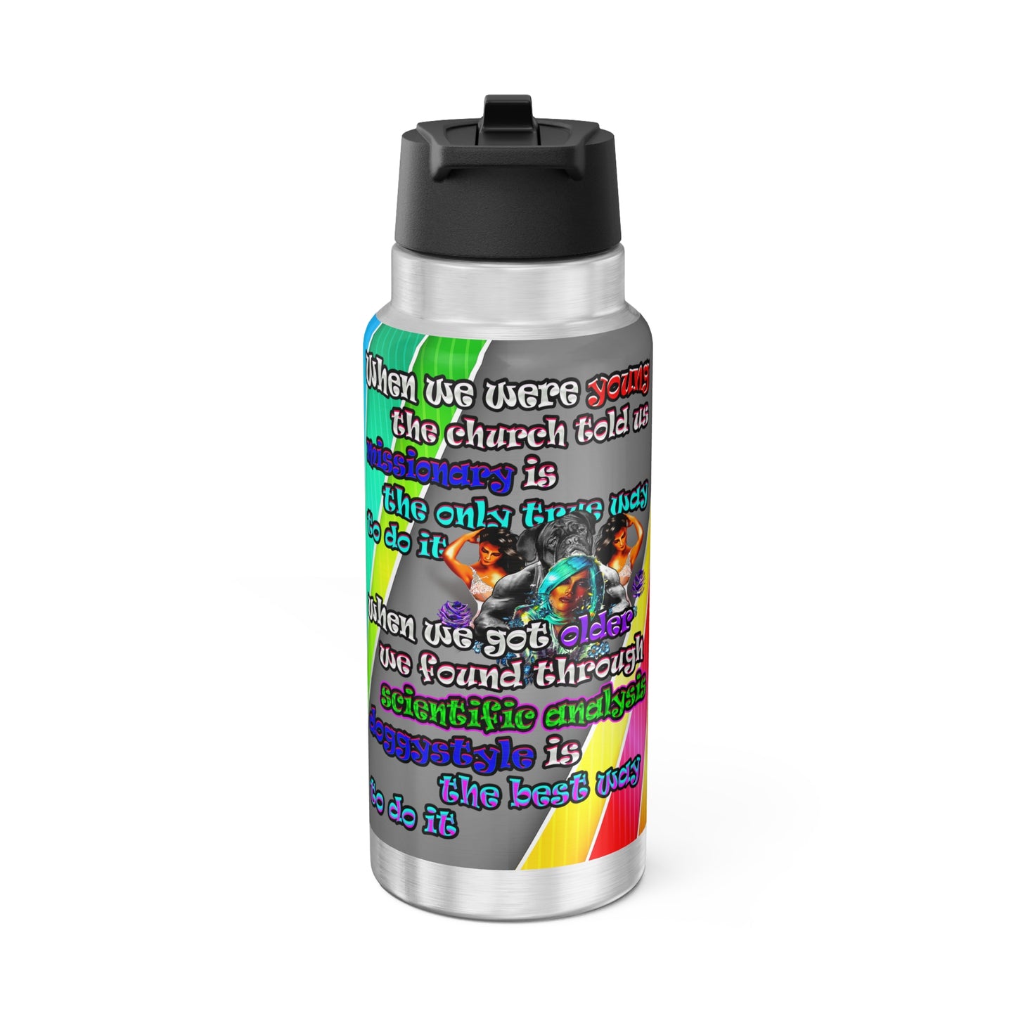 doggystyle - Gator Tumbler, 32oz (rainbow split)