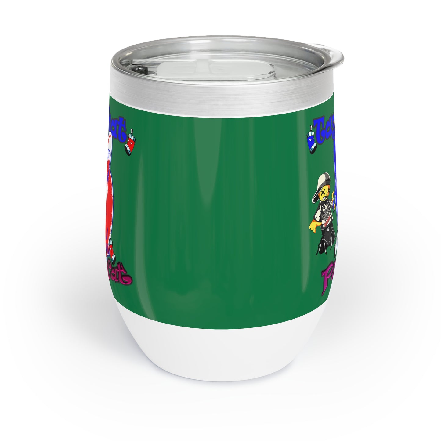 tag that - Chill Wine Tumbler (dark green)