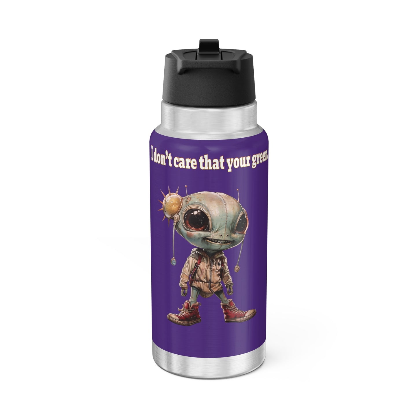 I don't care that your grey - Gator Tumbler, 32oz (purple)