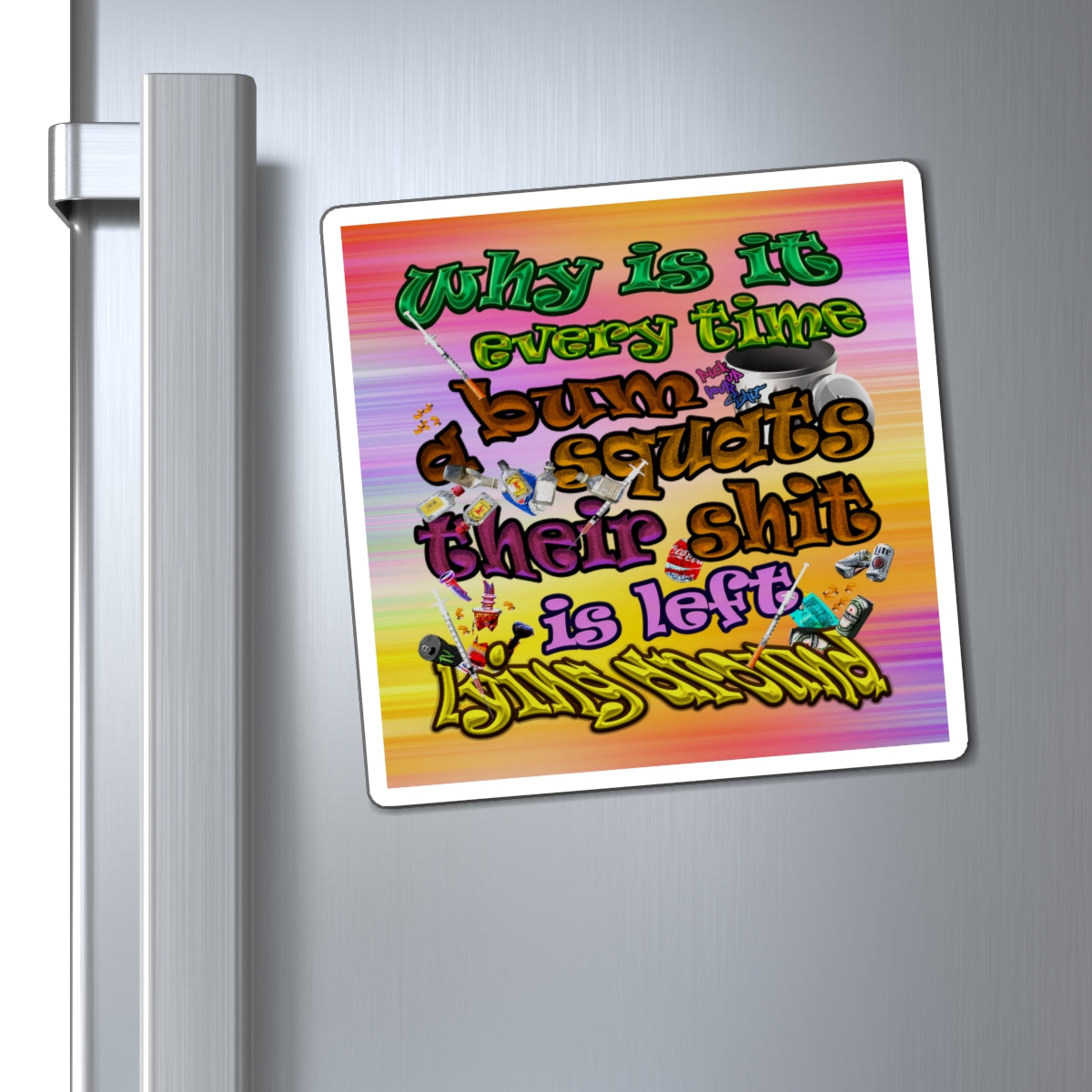 the bum's shit - Magnets - (color blur)