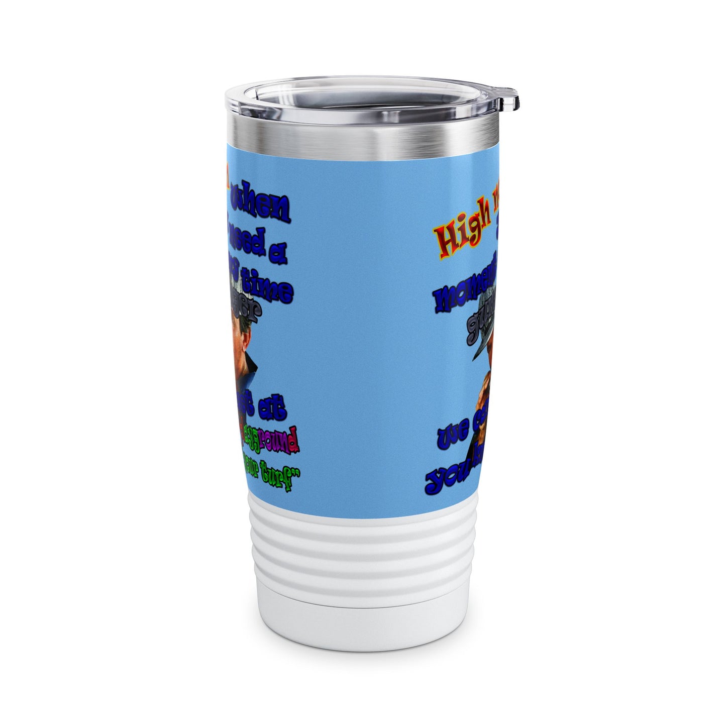high noon - Ringneck Tumbler, 20oz (light blue)