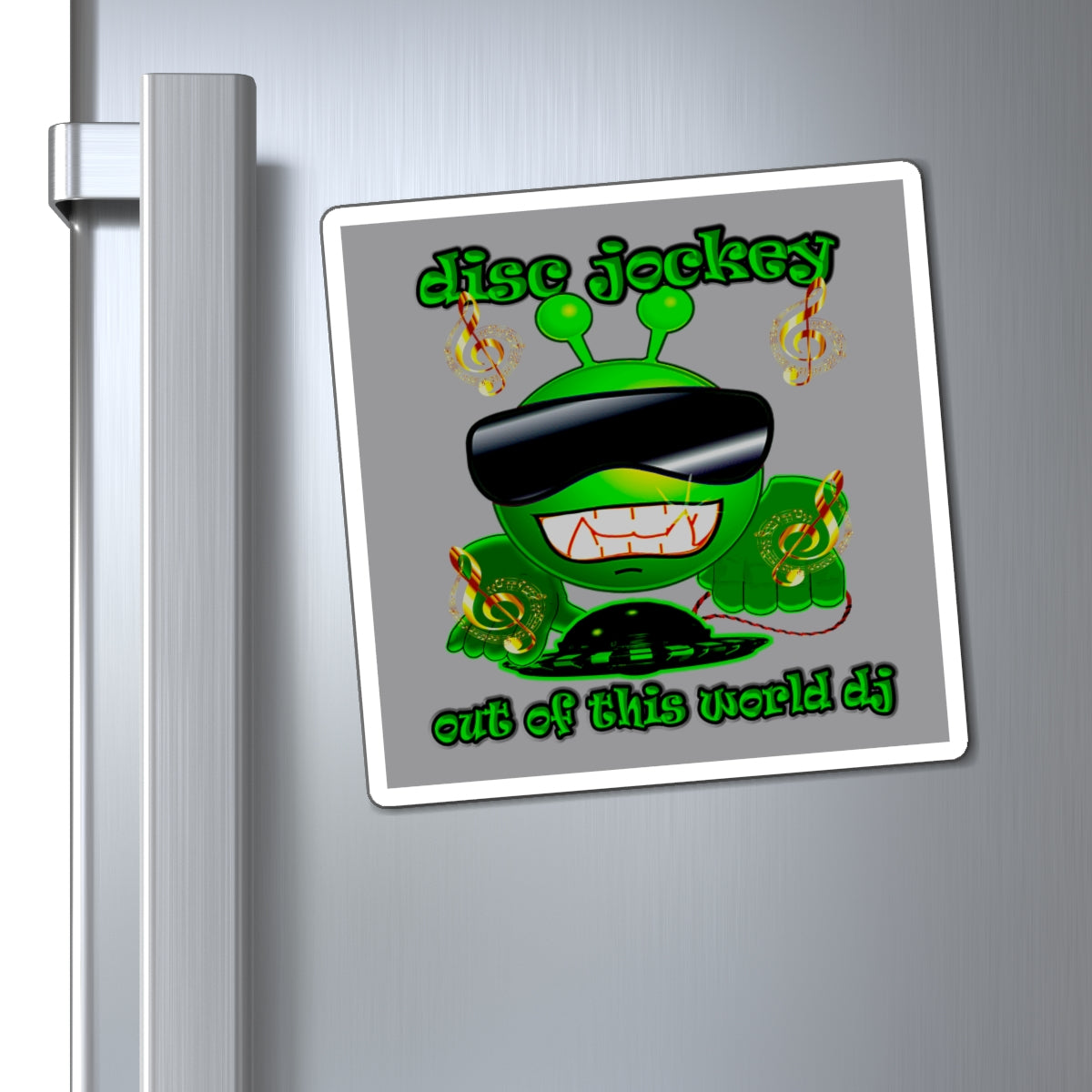 disc jockey - Magnets - (grey)