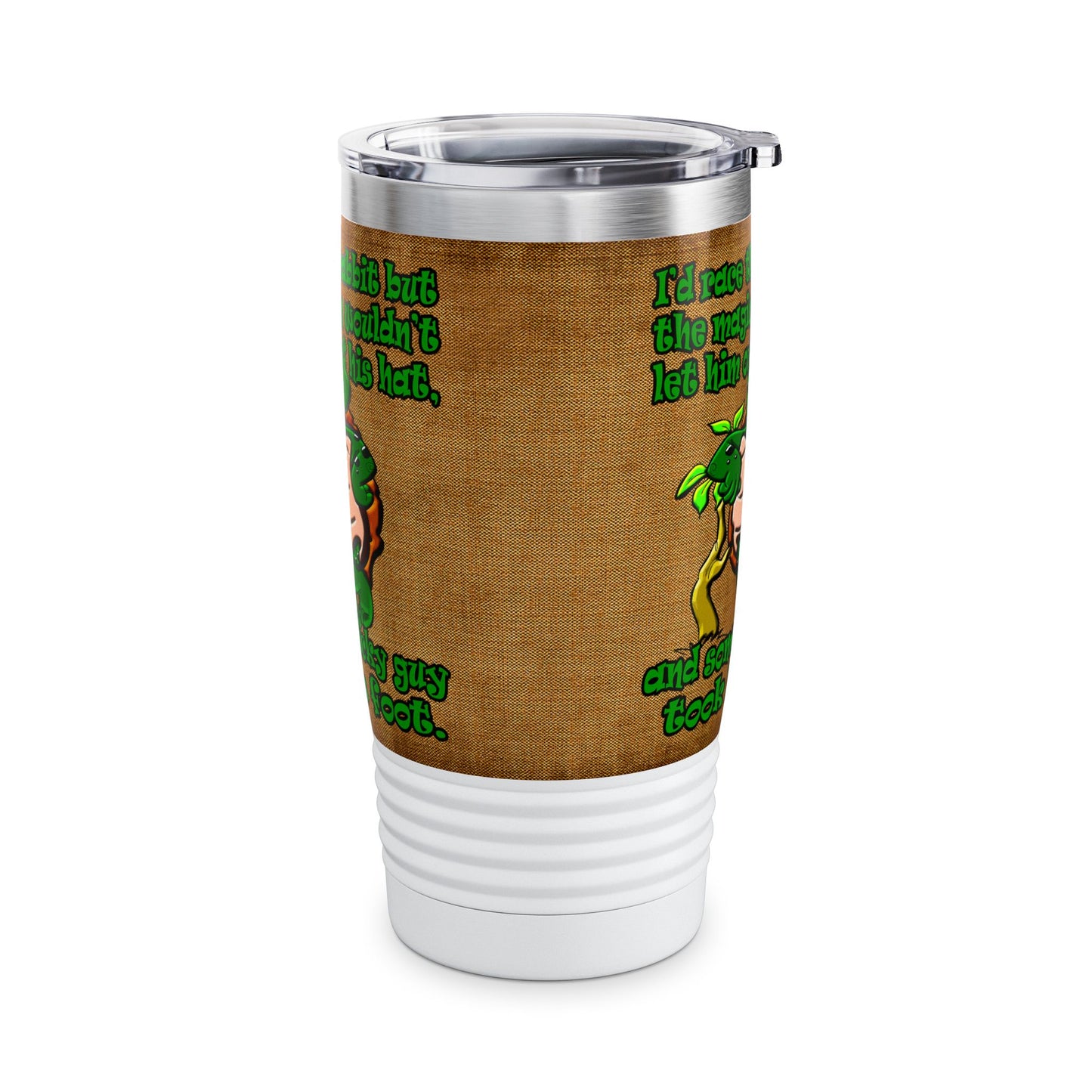 turtle race - Ringneck Tumbler, 20oz (brown papyrus)