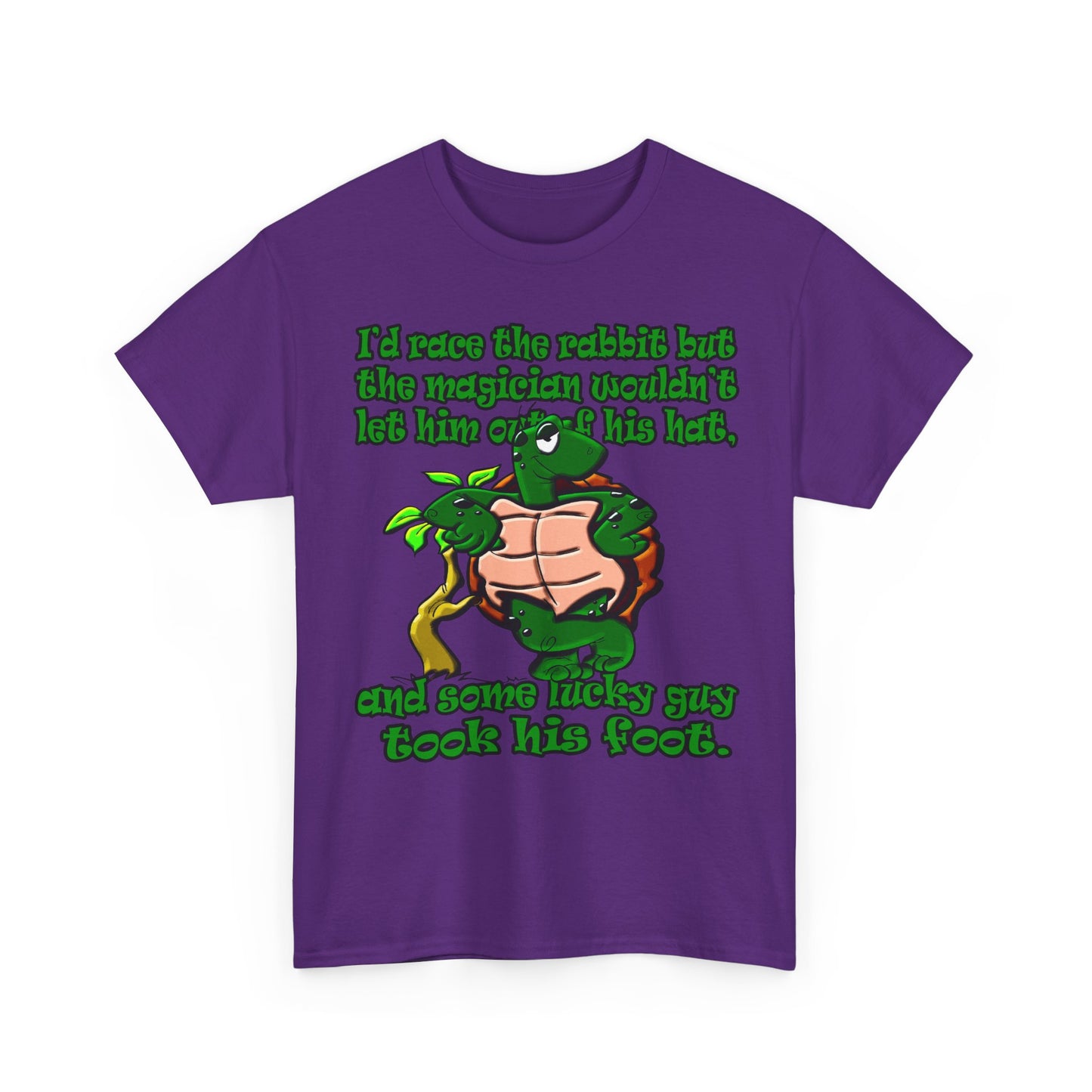 turtle race - Unisex Heavy Cotton Tee
